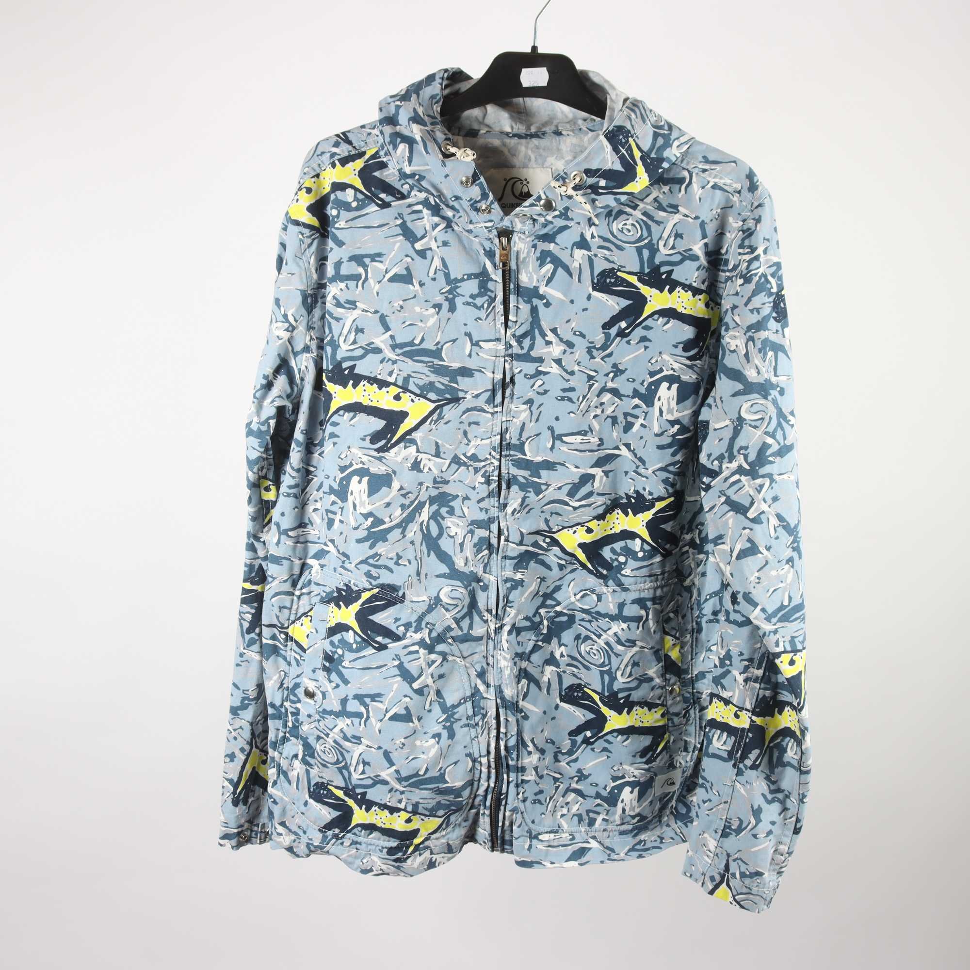 Sommarjacka, Quiksilver, blå, gul, stl. M.