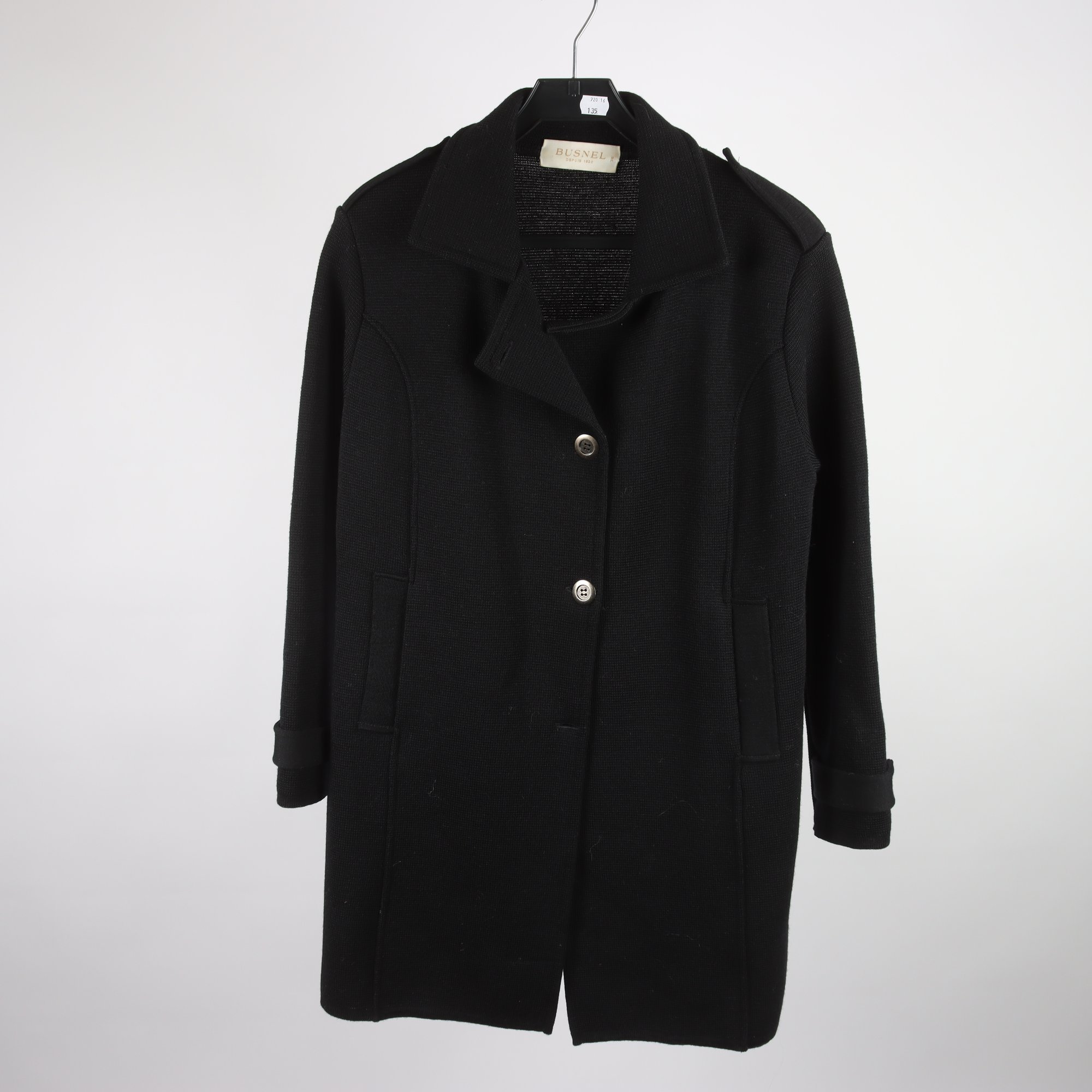 Jacka/kappa, Busnel, svart, stl. 36