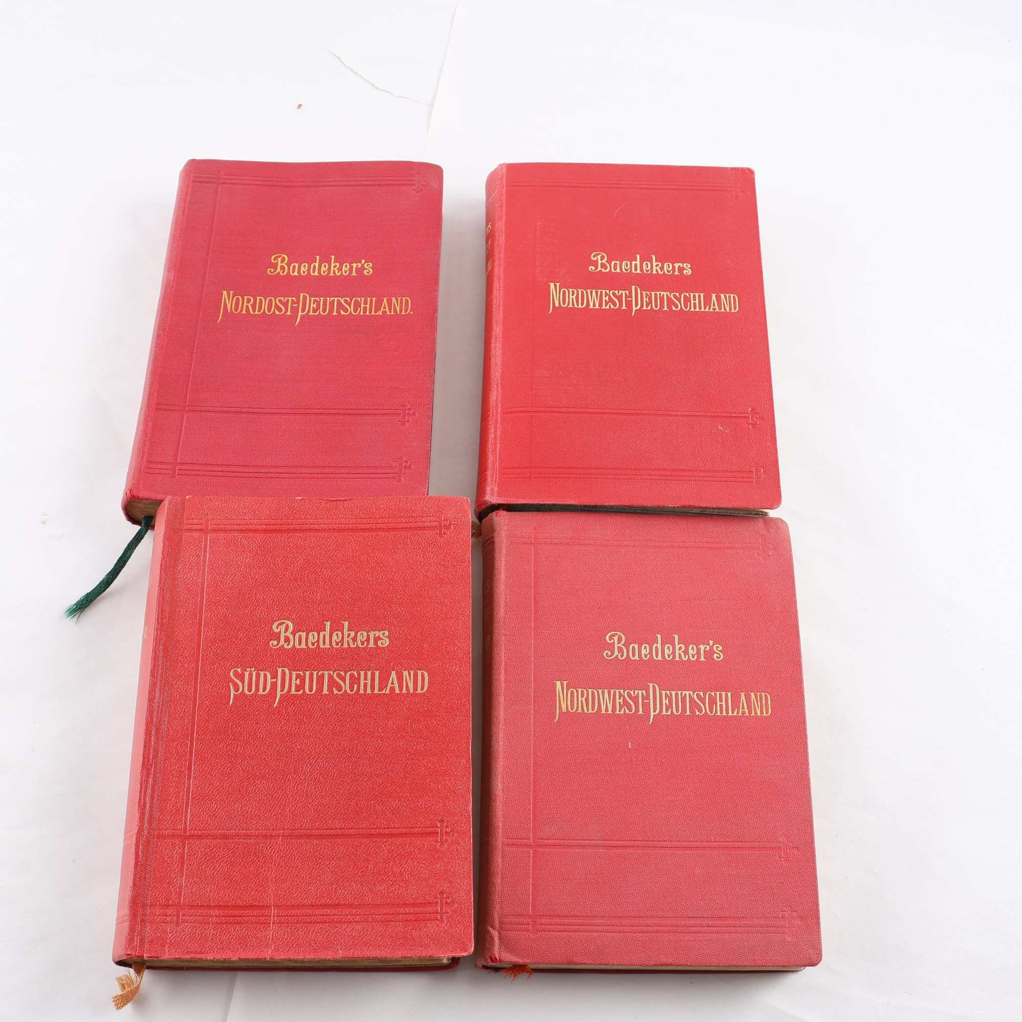 Baedeker´s reseböcker, Tyskland, 4 volymer
