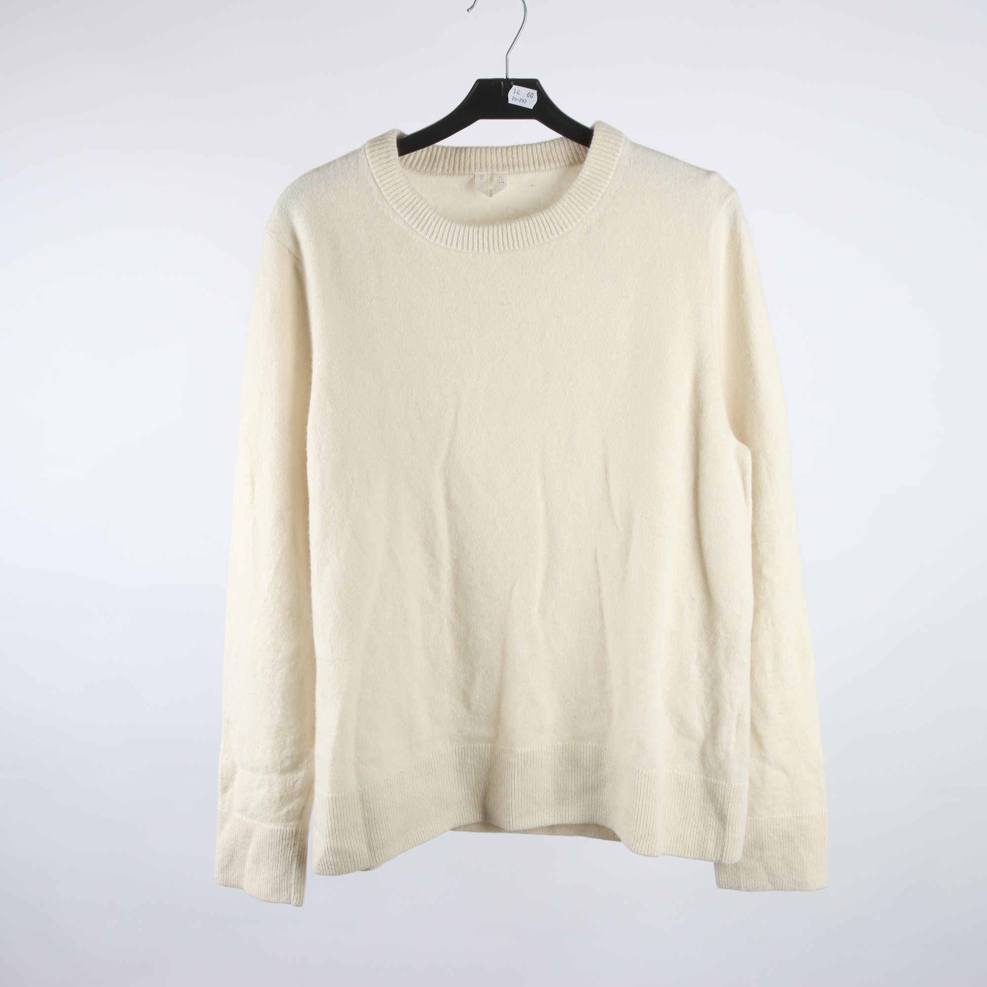 Stickad tröja, Arket, kashmir & ull, stl. M