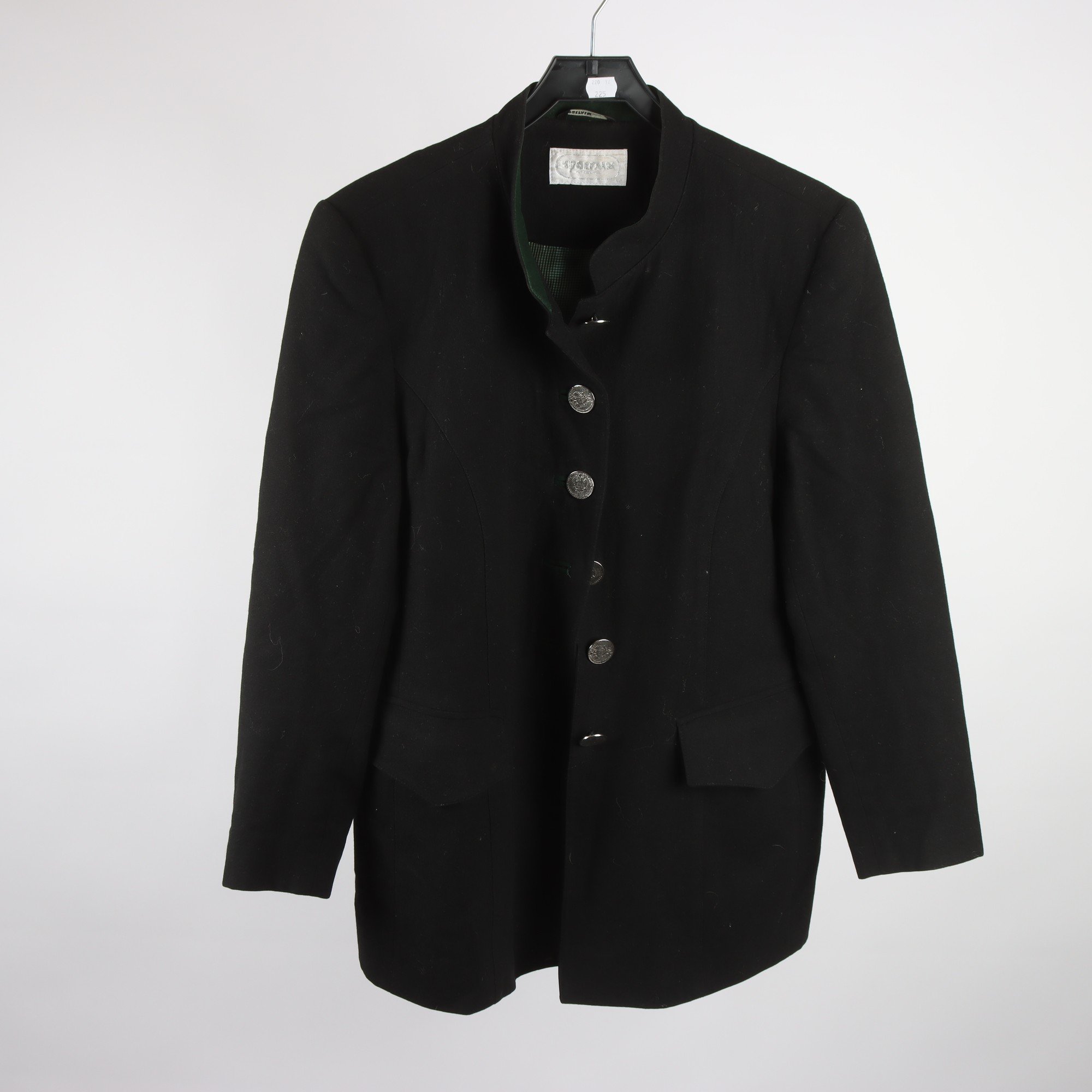 Jacka, Sportalm, svart, ull, stl. ca. S.