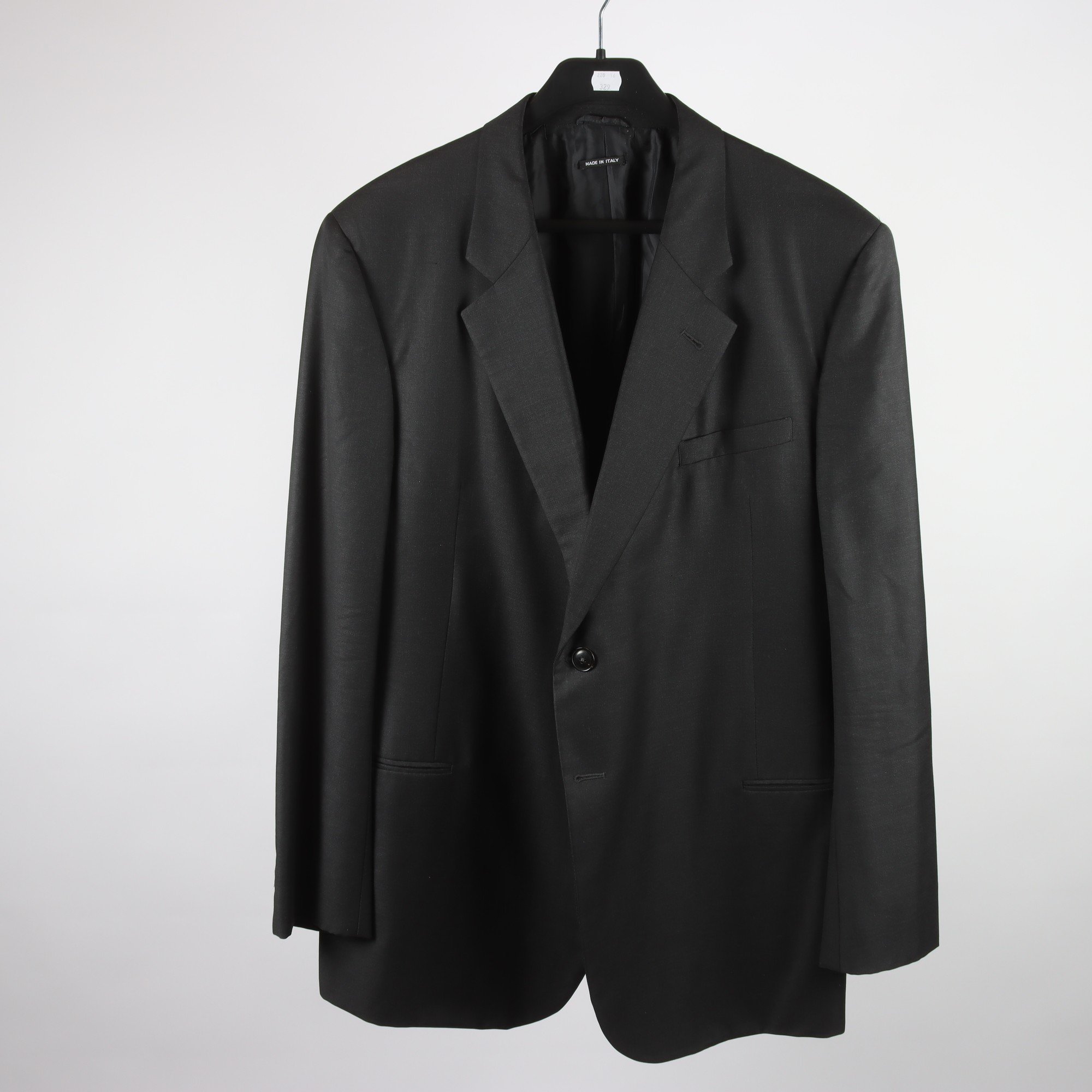 Kavaj, Giorgio Armani, svart, ull, cashmere, stl. 60.