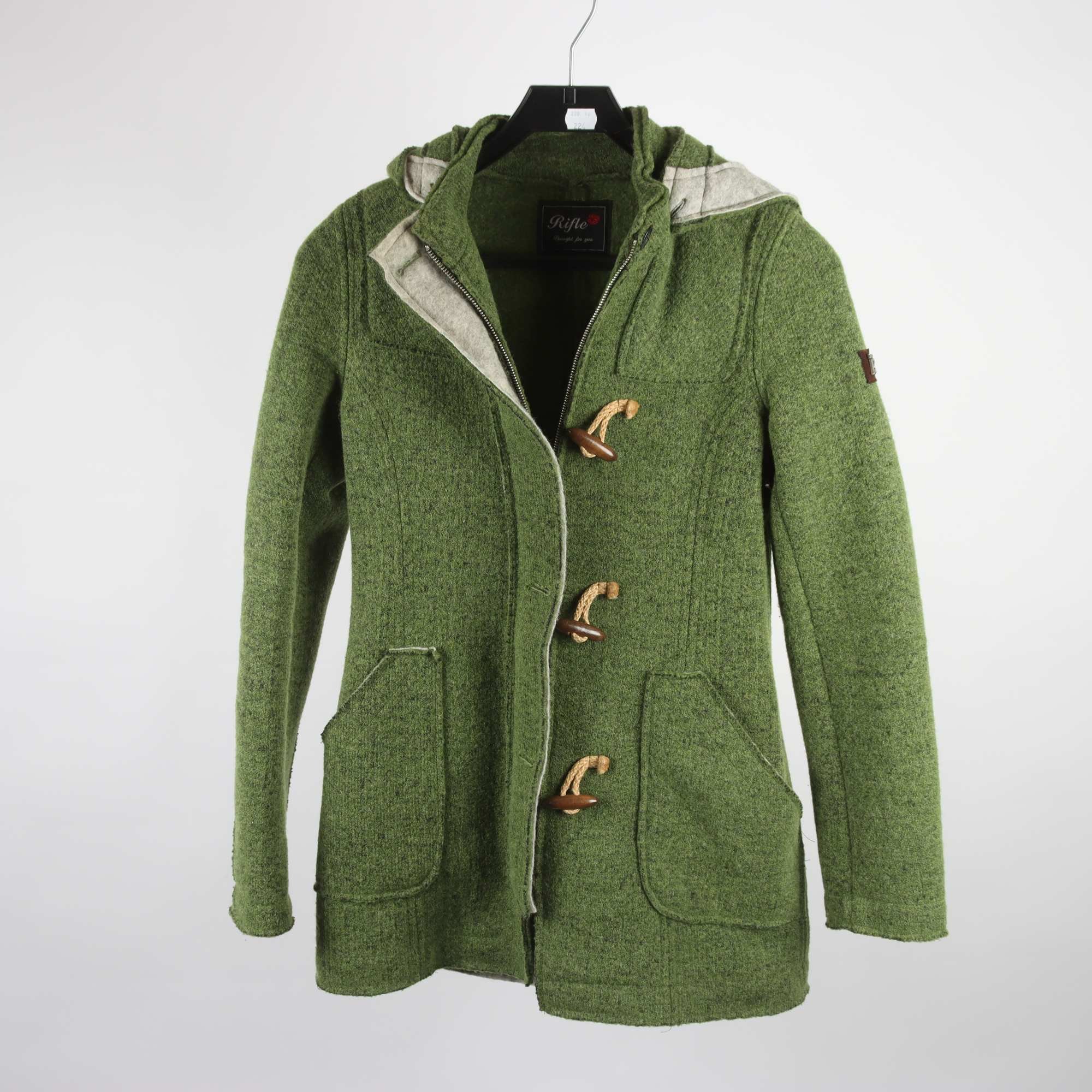 Jacka, Rifle, grön, ullmix, stl. M.
