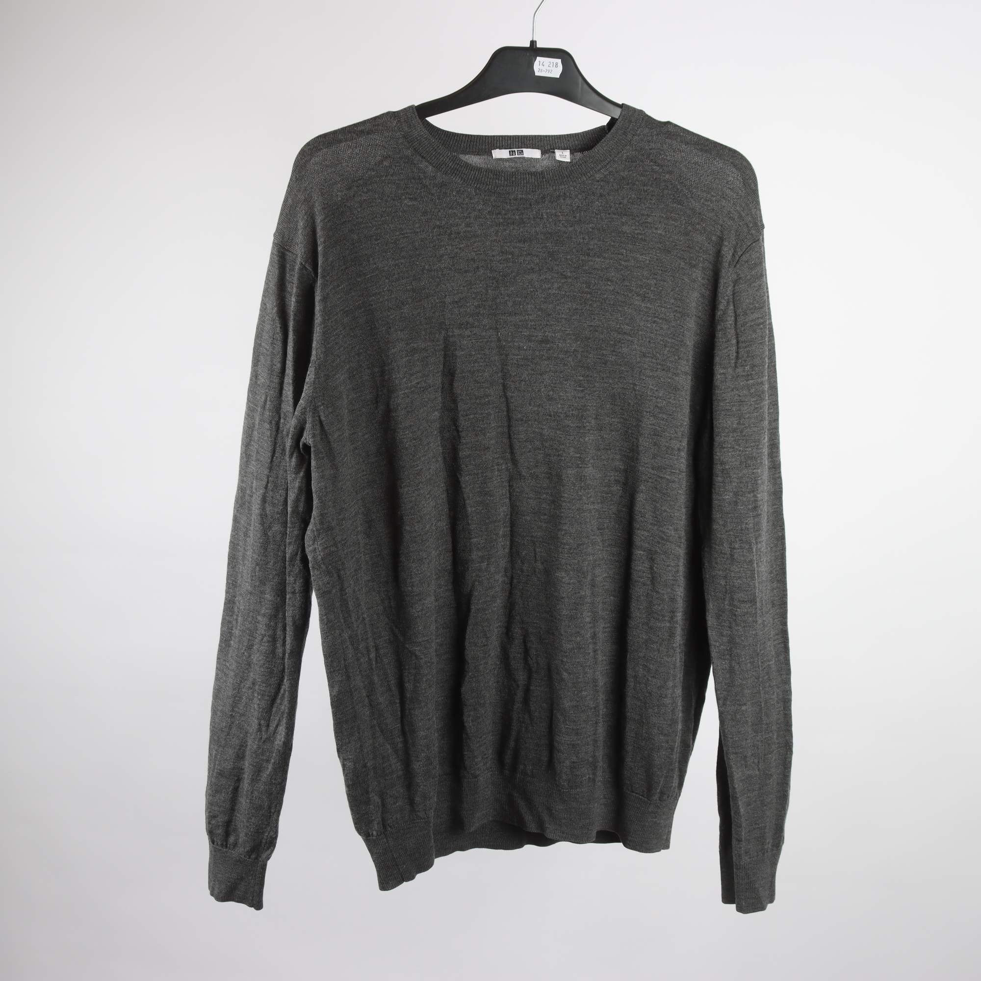 Stickad tröja, Uniqlo, 100% ull, stl. L