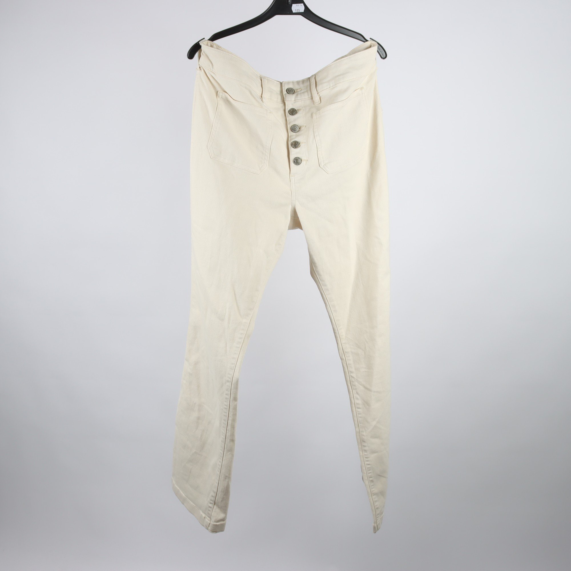 Byxor, Ralph Lauren, ljusbeige,denim, stretch, stl. 14 (L)