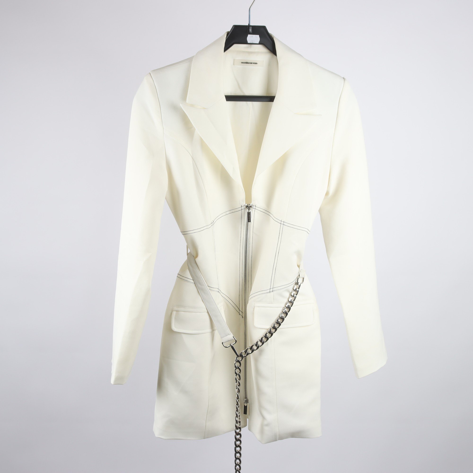 Jacka/kavaj, Maniere de voir, vit, stl. ca. XS.