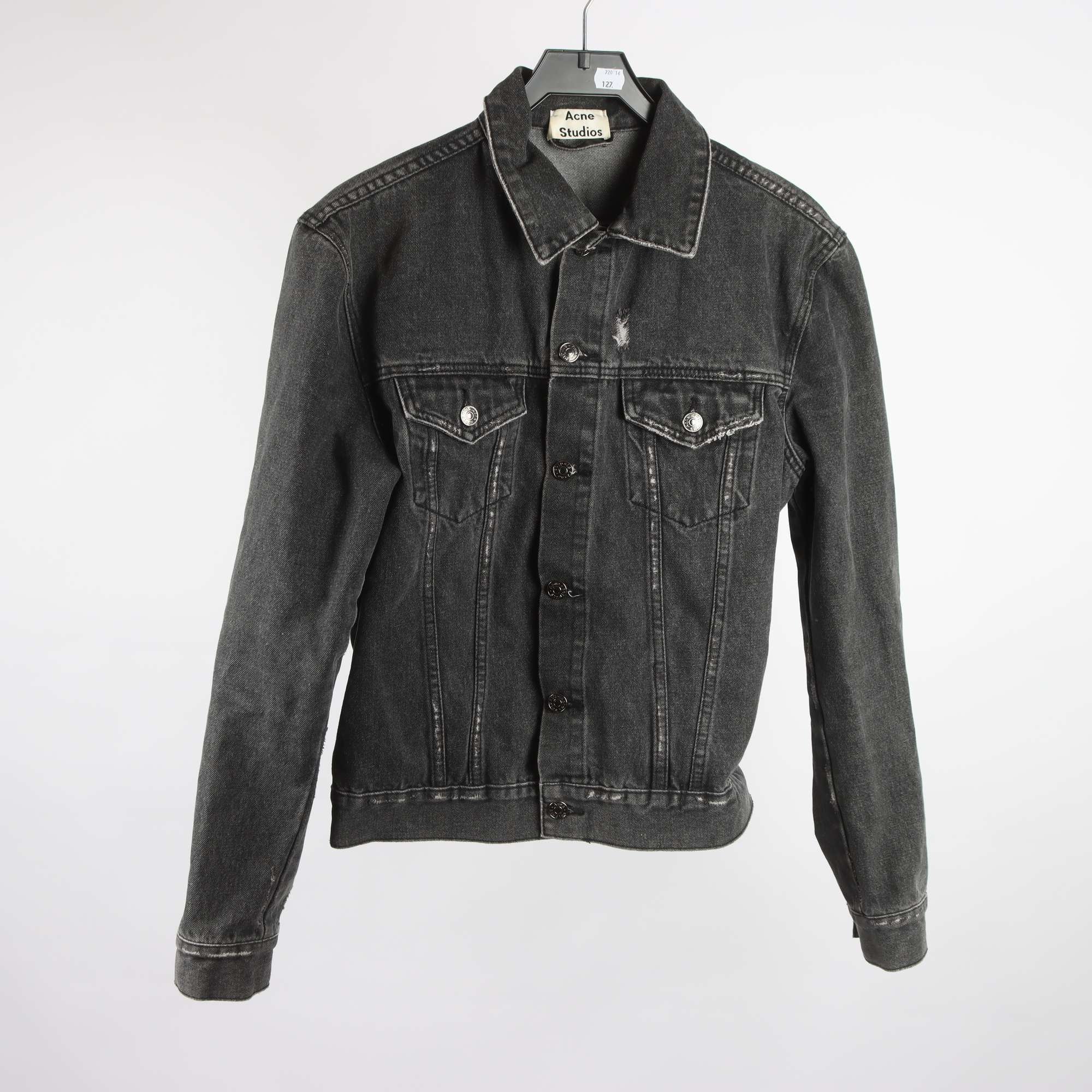 Jeansjacka, Acne Studios, svart, stl. L