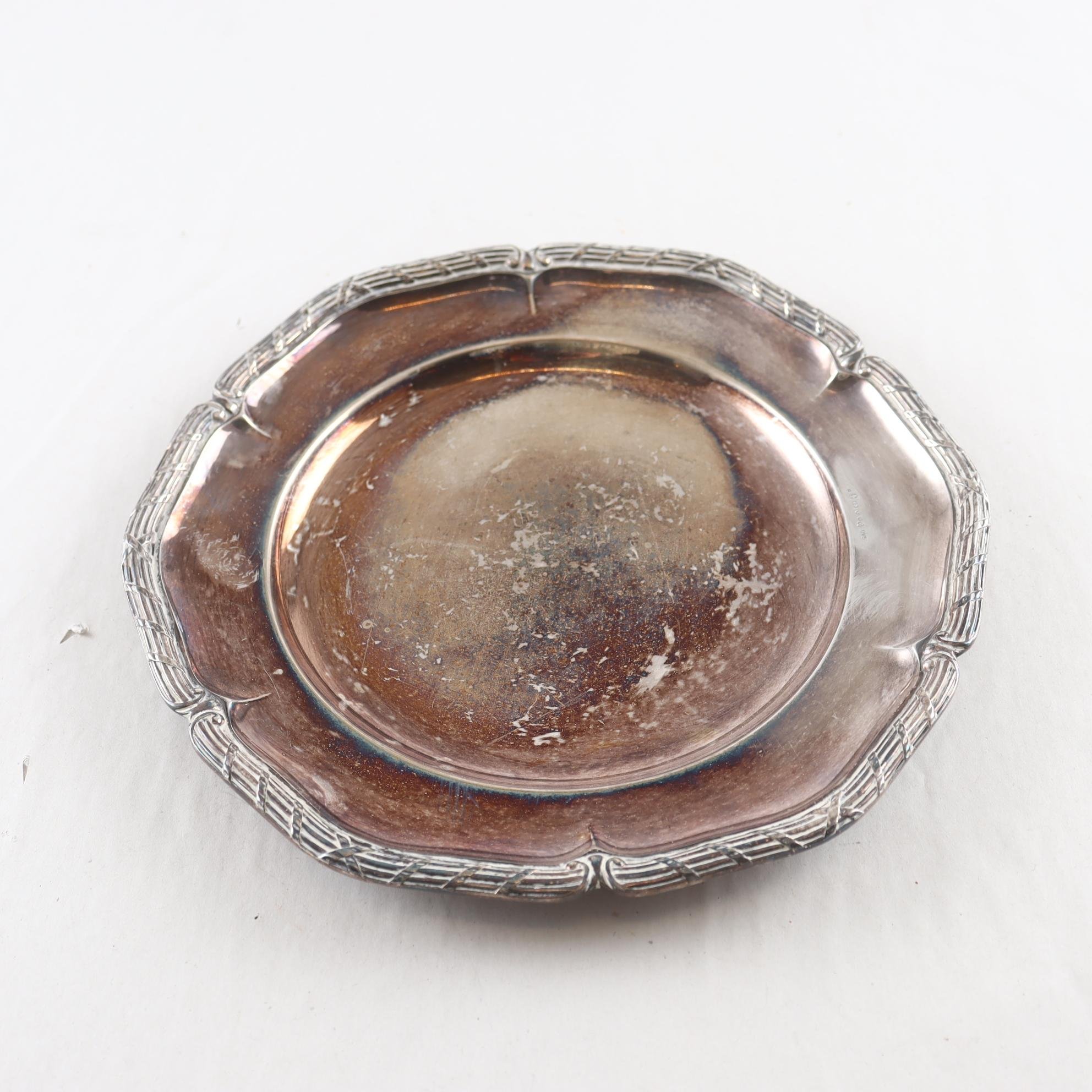 Fat, silver, kattfot, GAB, 1938