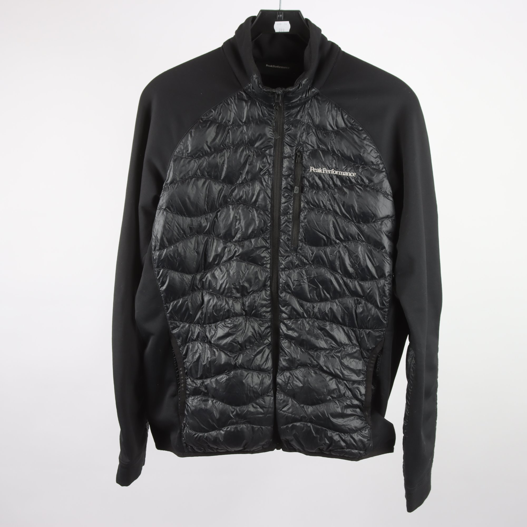 Dunjacka, Peak Performance, svart/blå, stl. L.