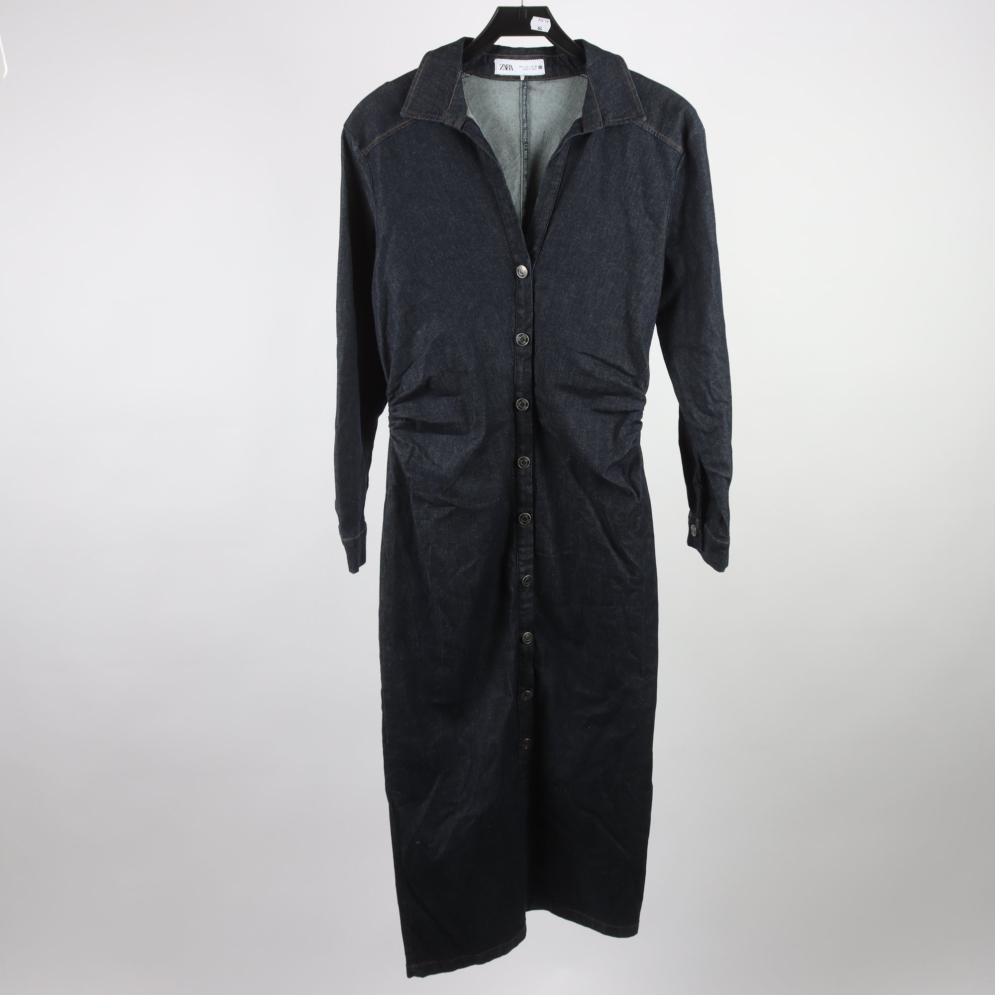 Jeansklänning, Zara, blå, stl. L