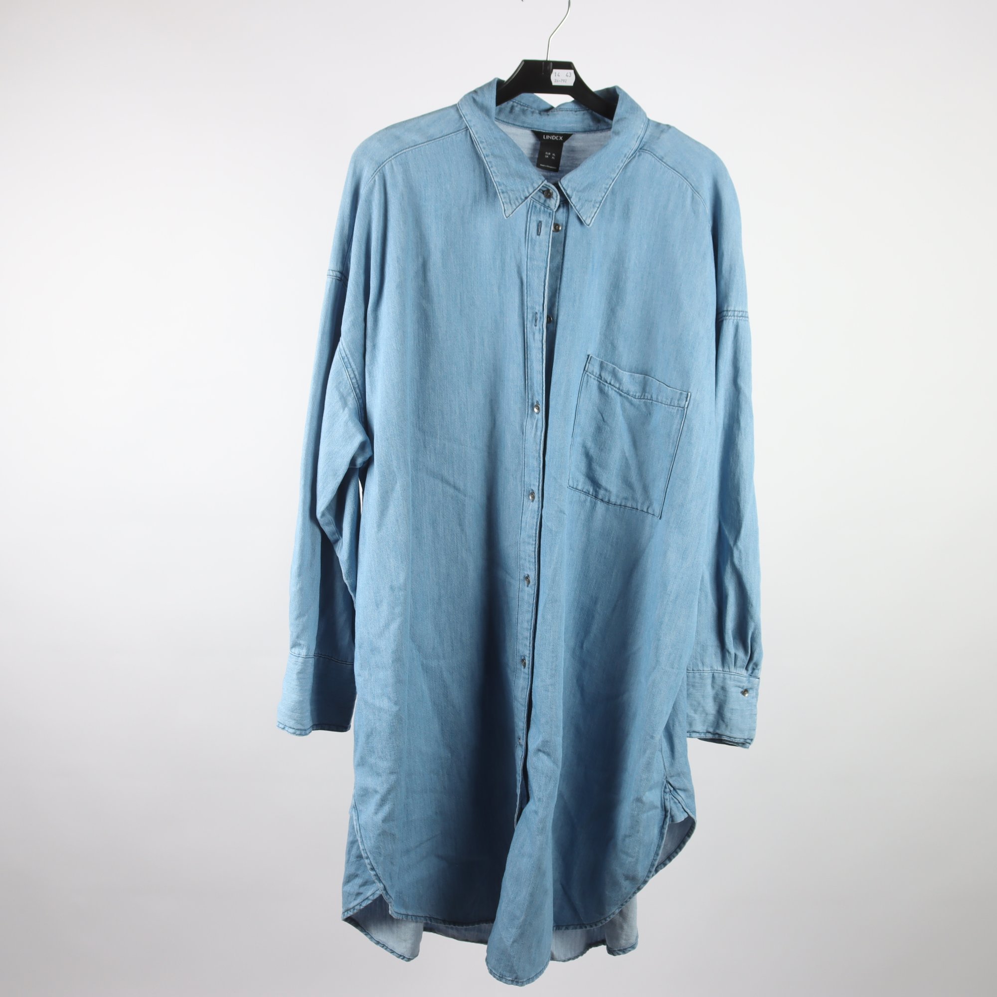 Skjortklänning, Lindex, stl. XL