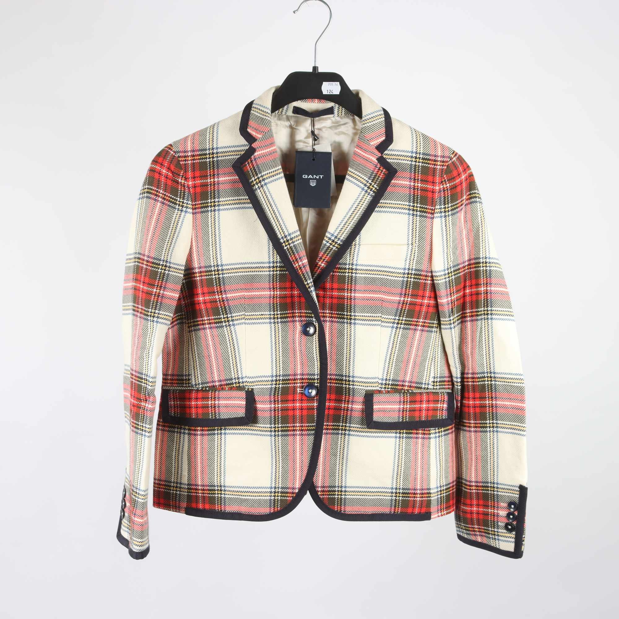 Kavaj, Gant, rutig, stl. 34