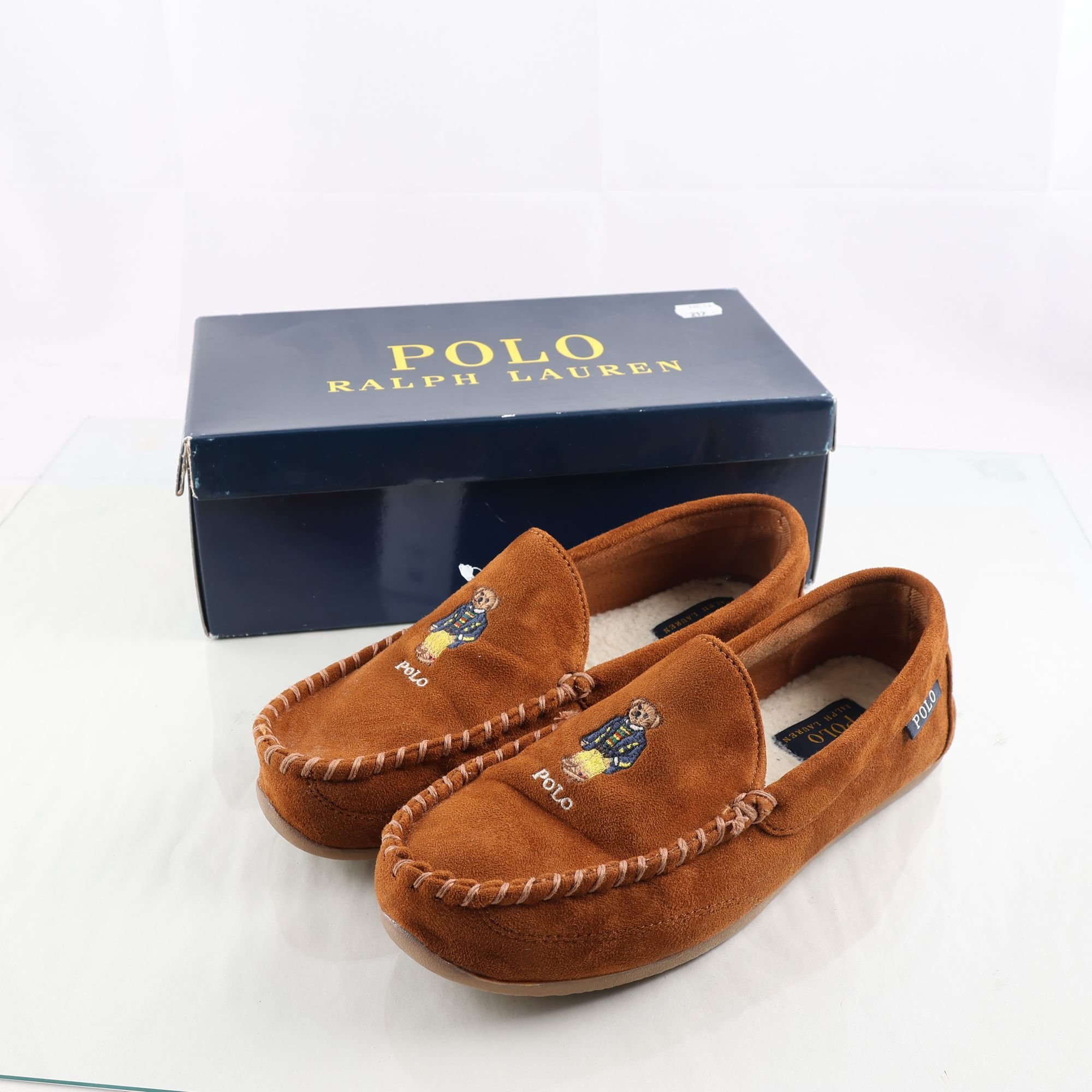 Mockasiner, Polo Ralph Lauren, brun, stl. 41