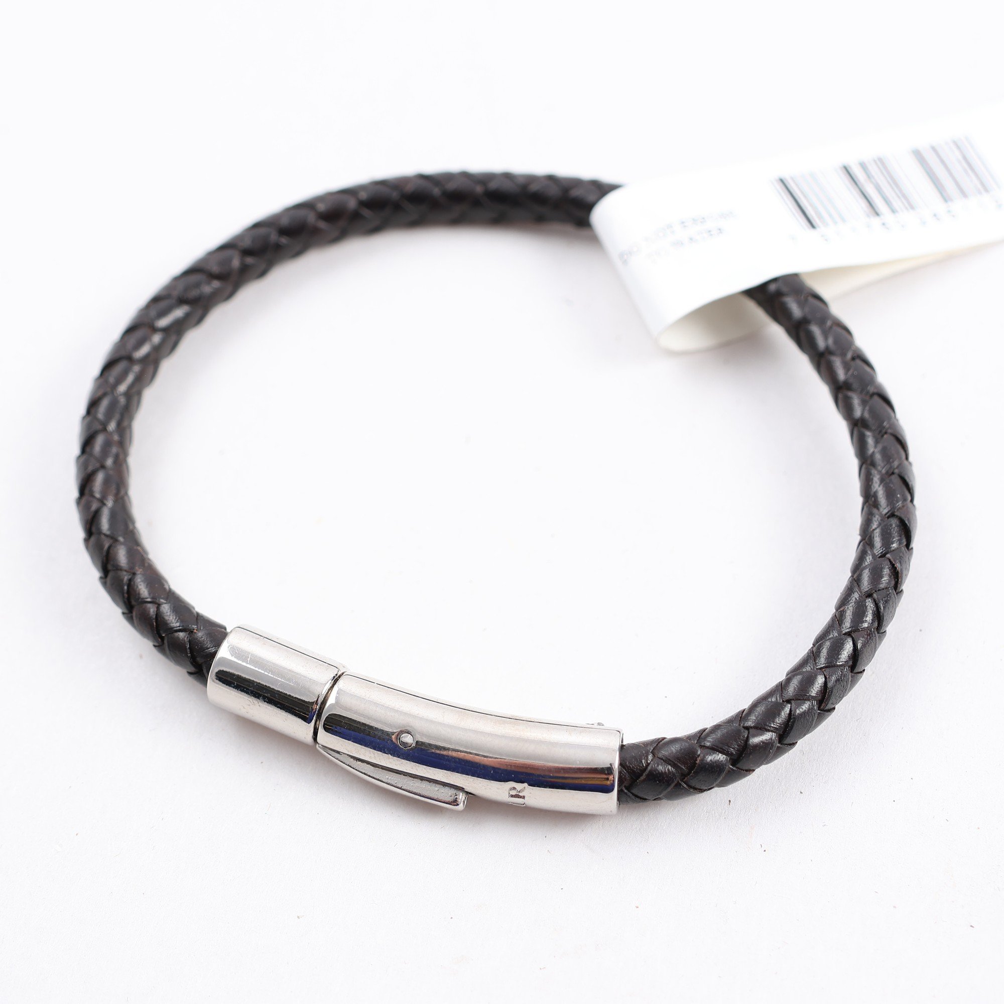 Armband, SDLR, mörkbrun läder.