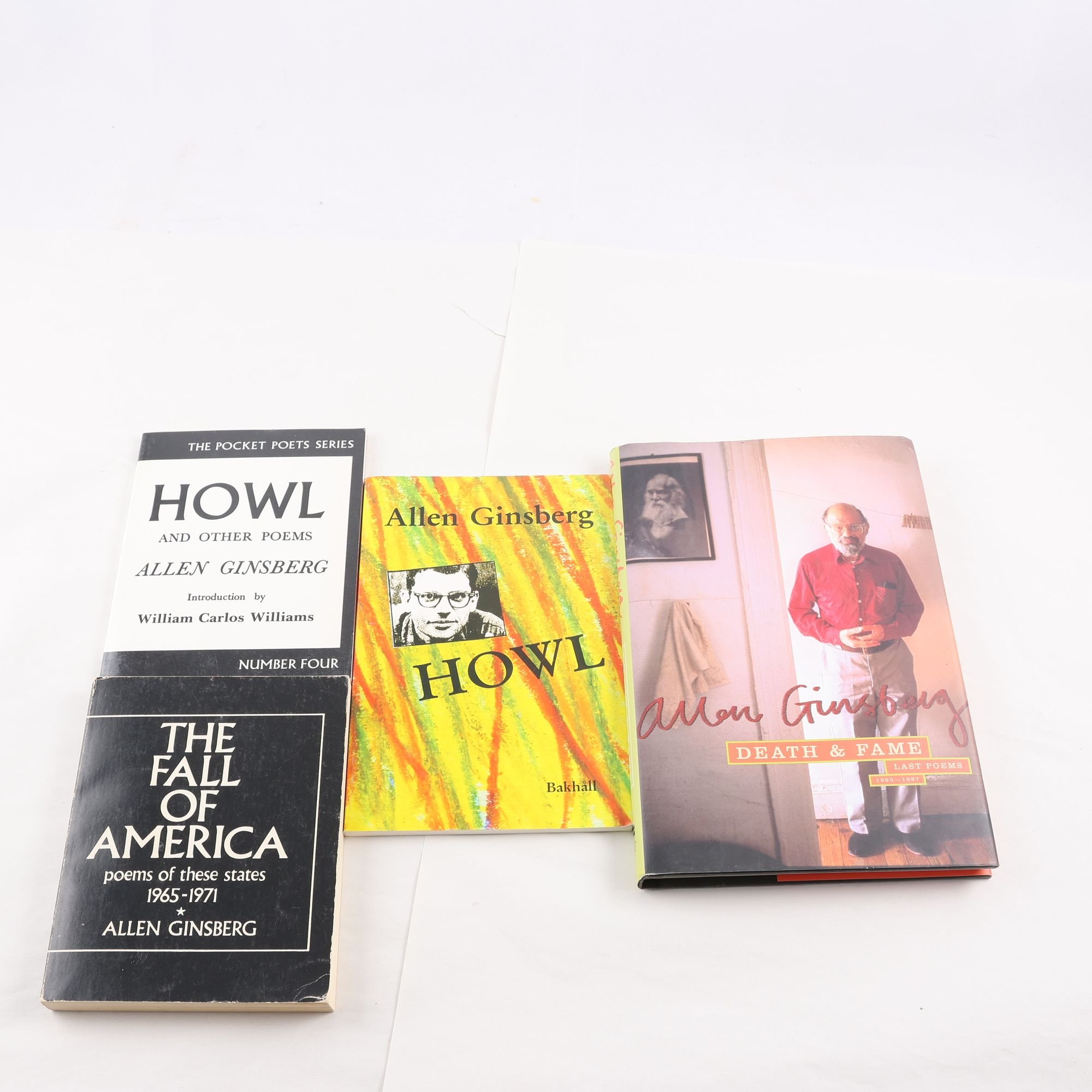 Allen Ginsberg, bokpaket med 4 volymer