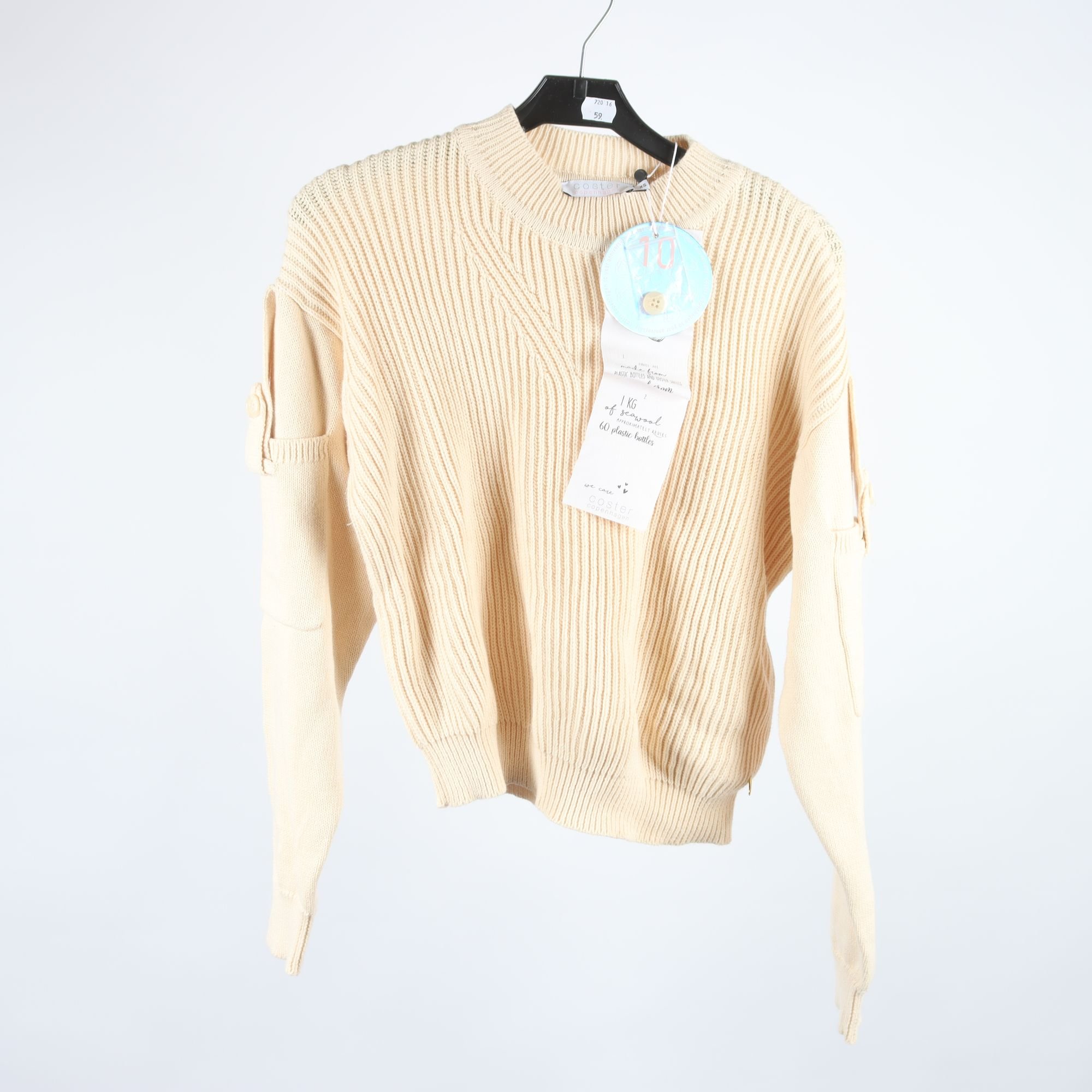 Tröja, Coster Copenhagen, ljusbeige, stl. XS