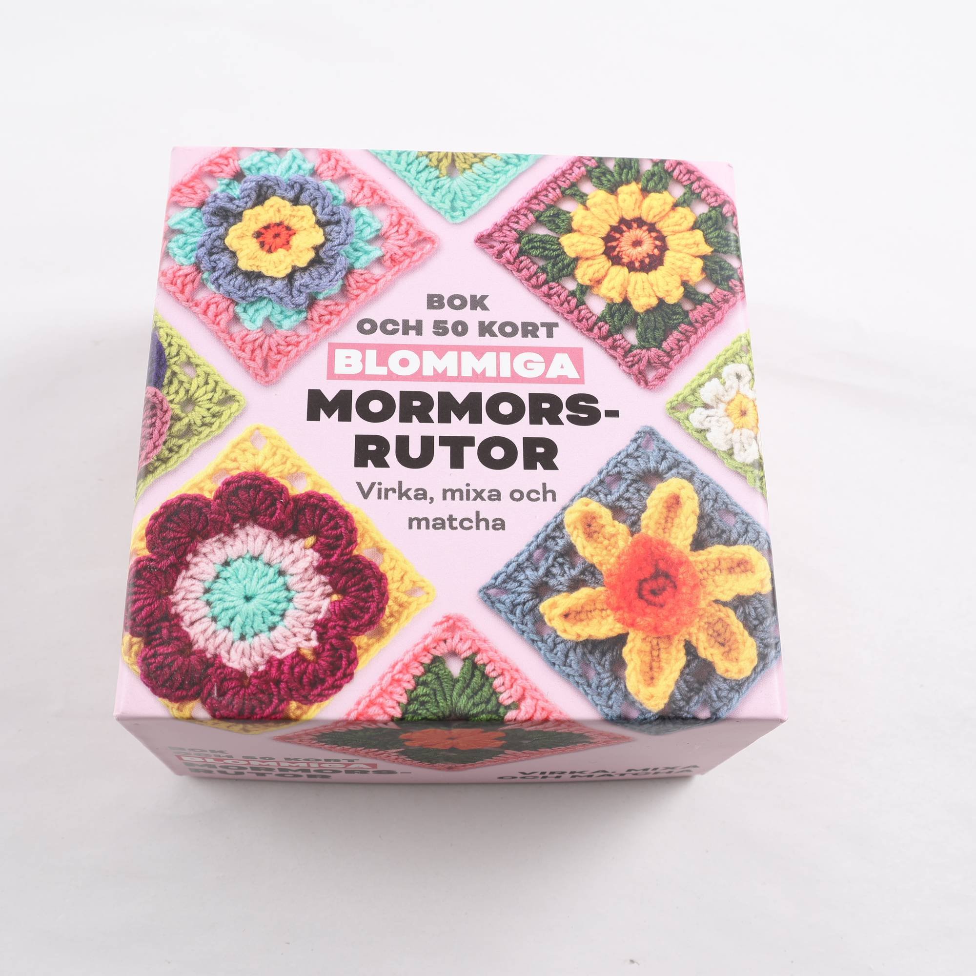 Bok och 50 kort: Blommiga mormorsrutor