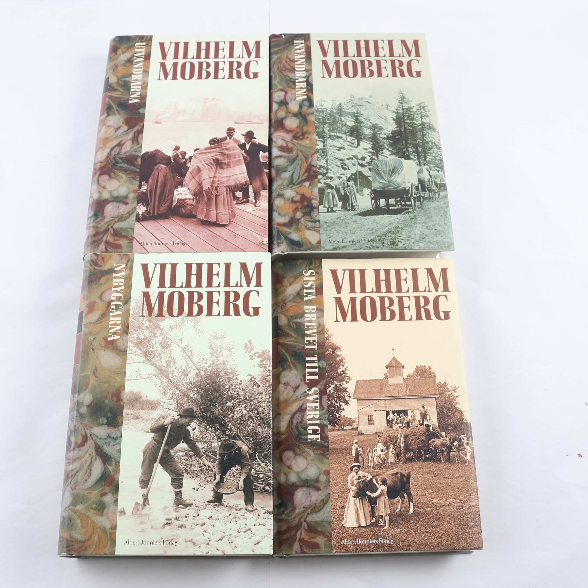 Vilhelm Moberg, Utvandrarserien, Vol. 1-4