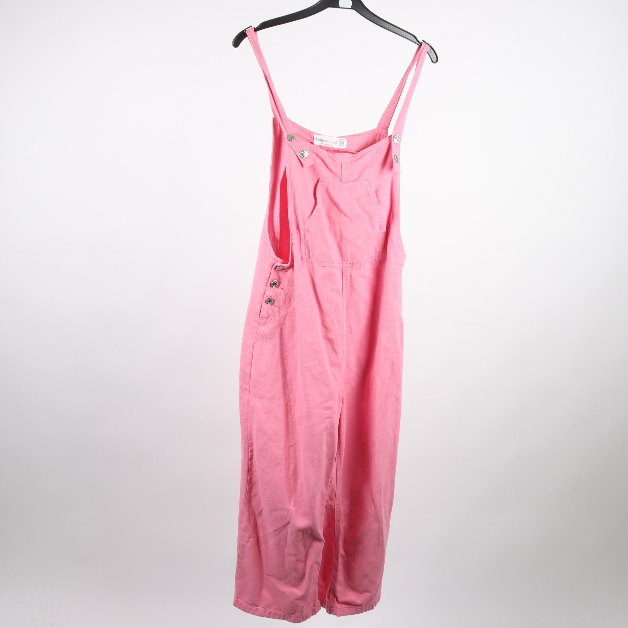 Hängselbyxor, Stradivarius, rosa, stl. 40.