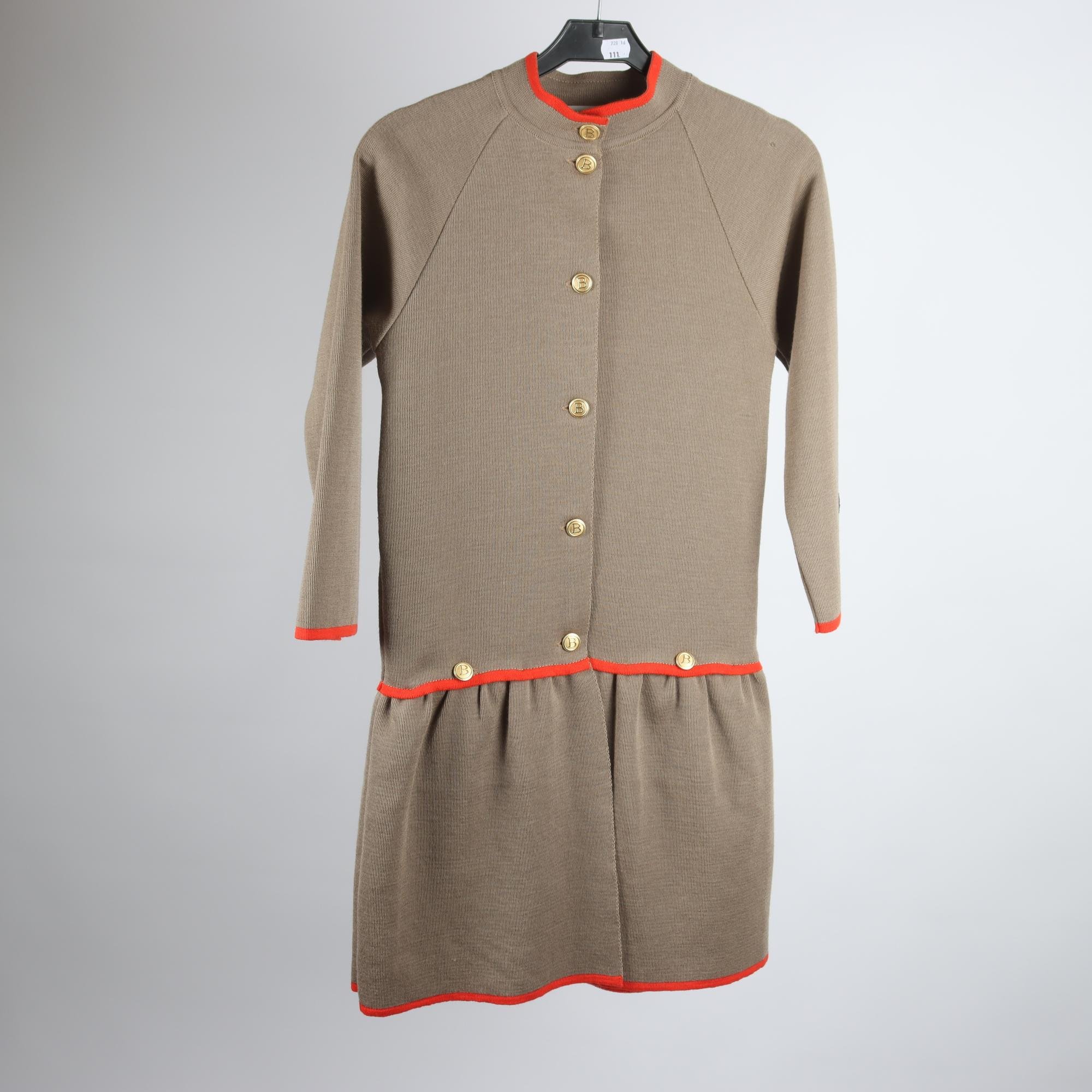 Kofta/klänning, Busnel, brun, stl. 34