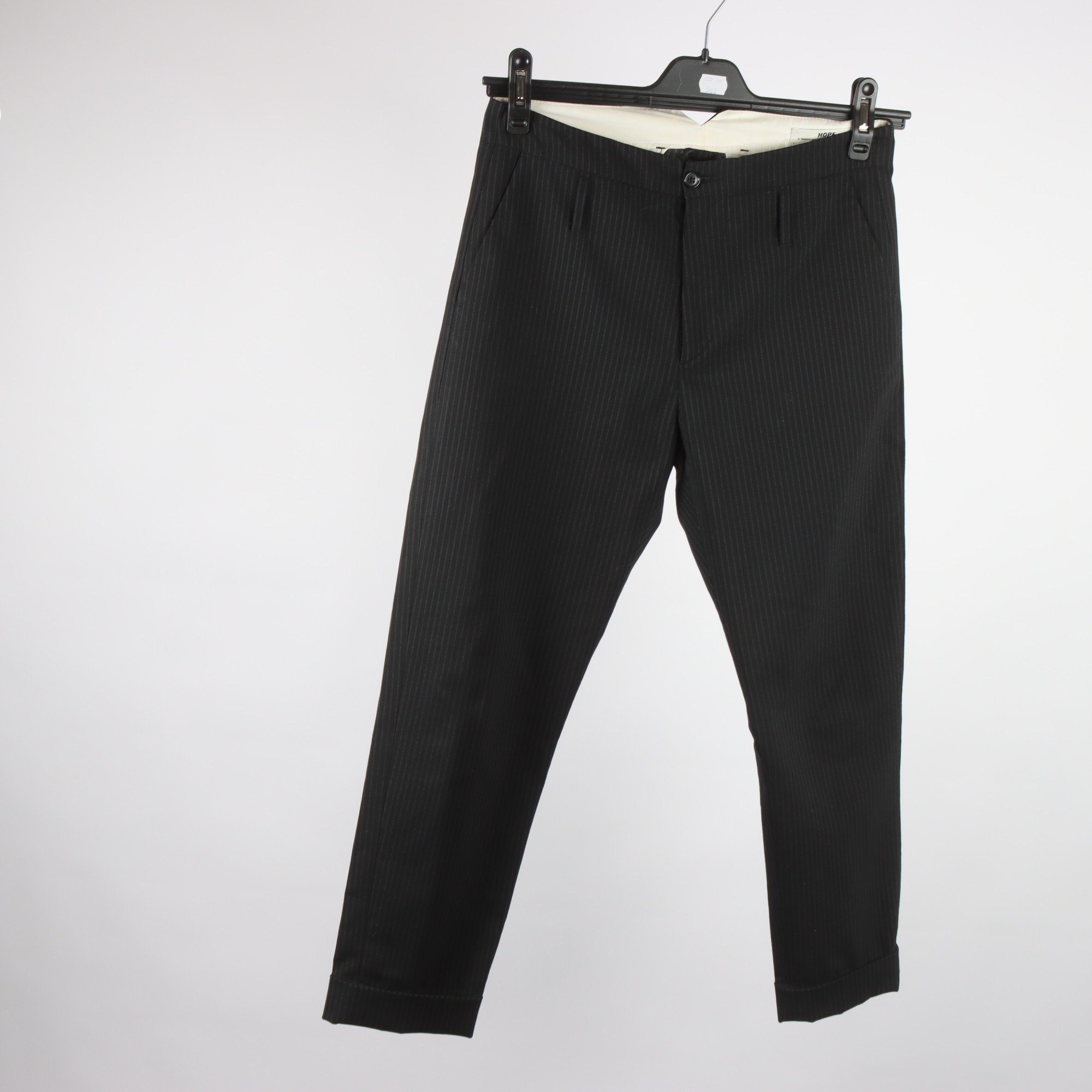 Ankelbyxor, Hope, svart, randig, stl. 34