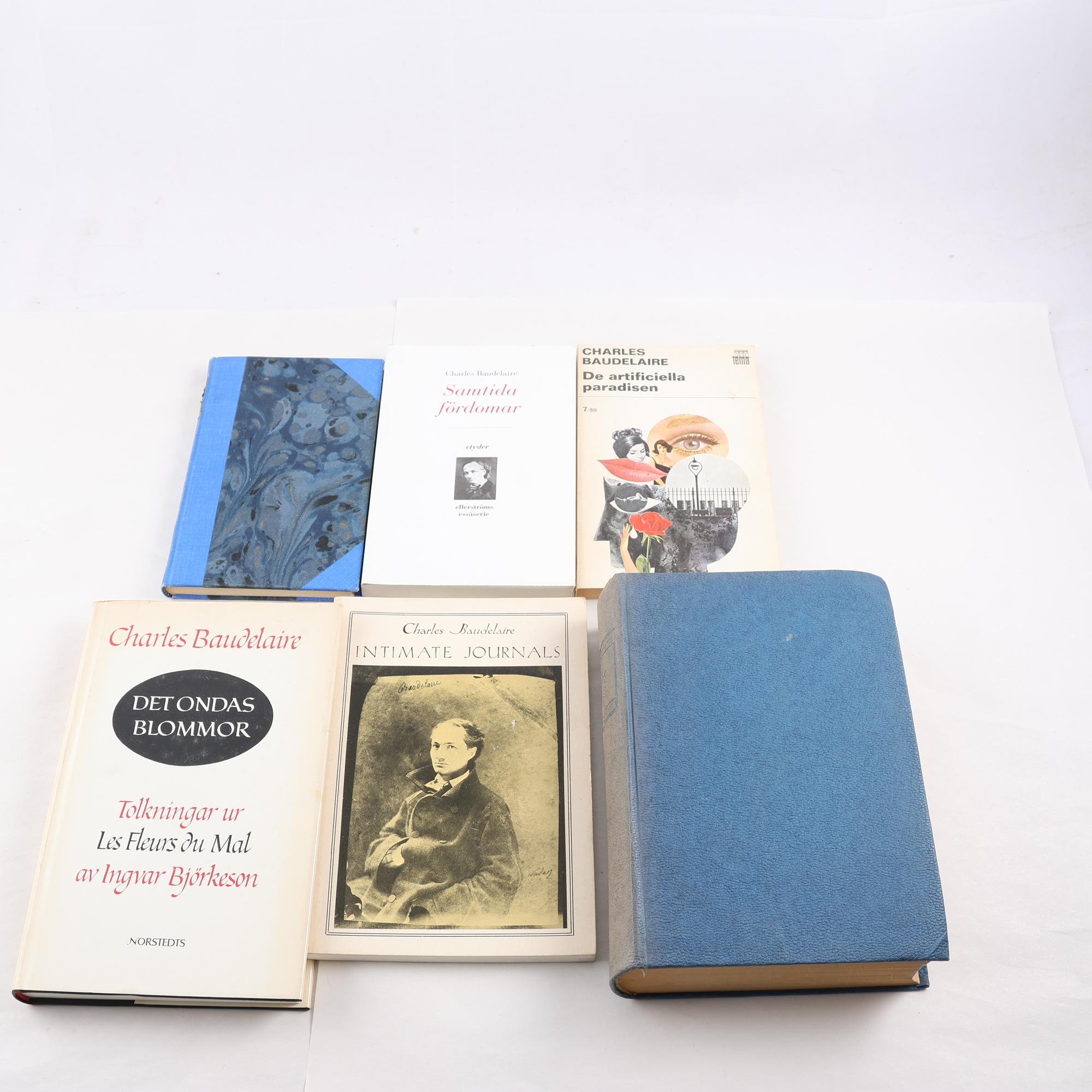 Charles Baudelaire, bokpaket med 6 volymer