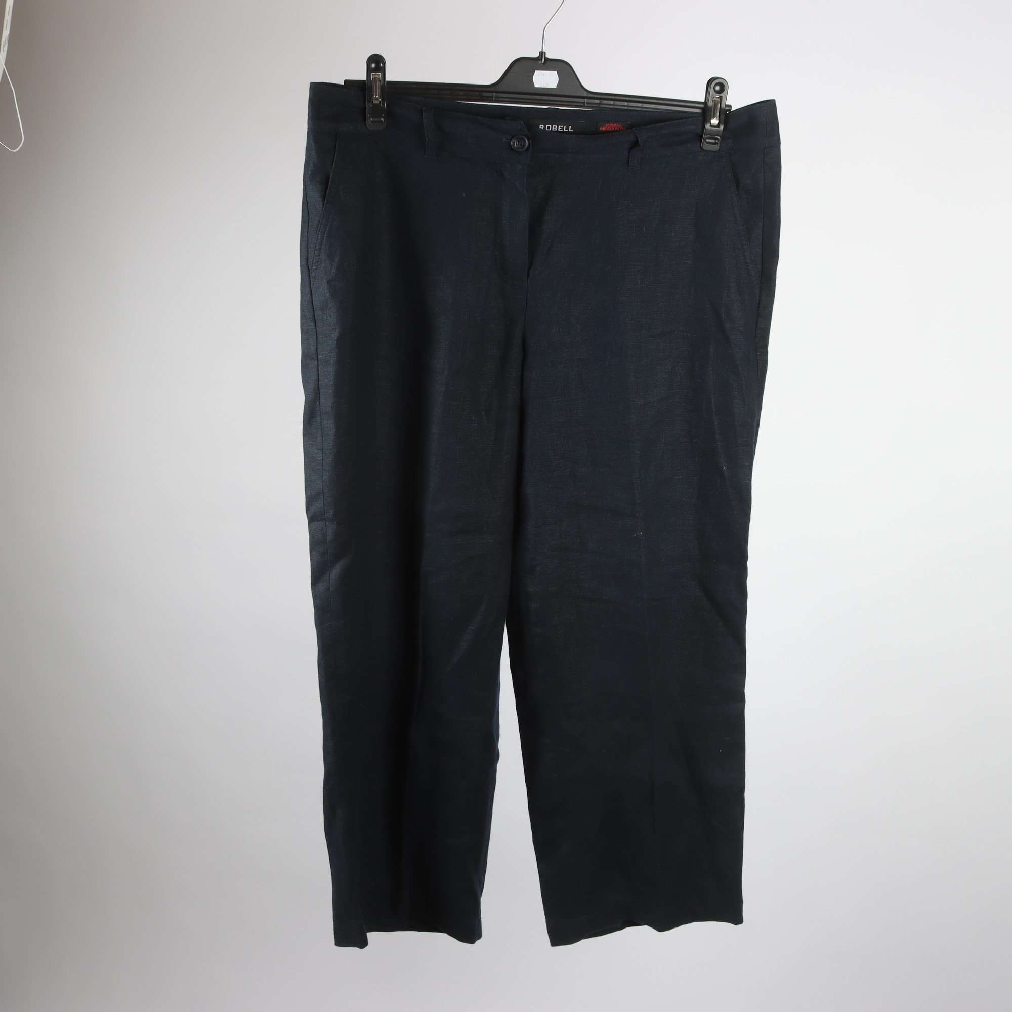 Byxor, Robell, Megan 09, blå, 100% lin, stl. 44.