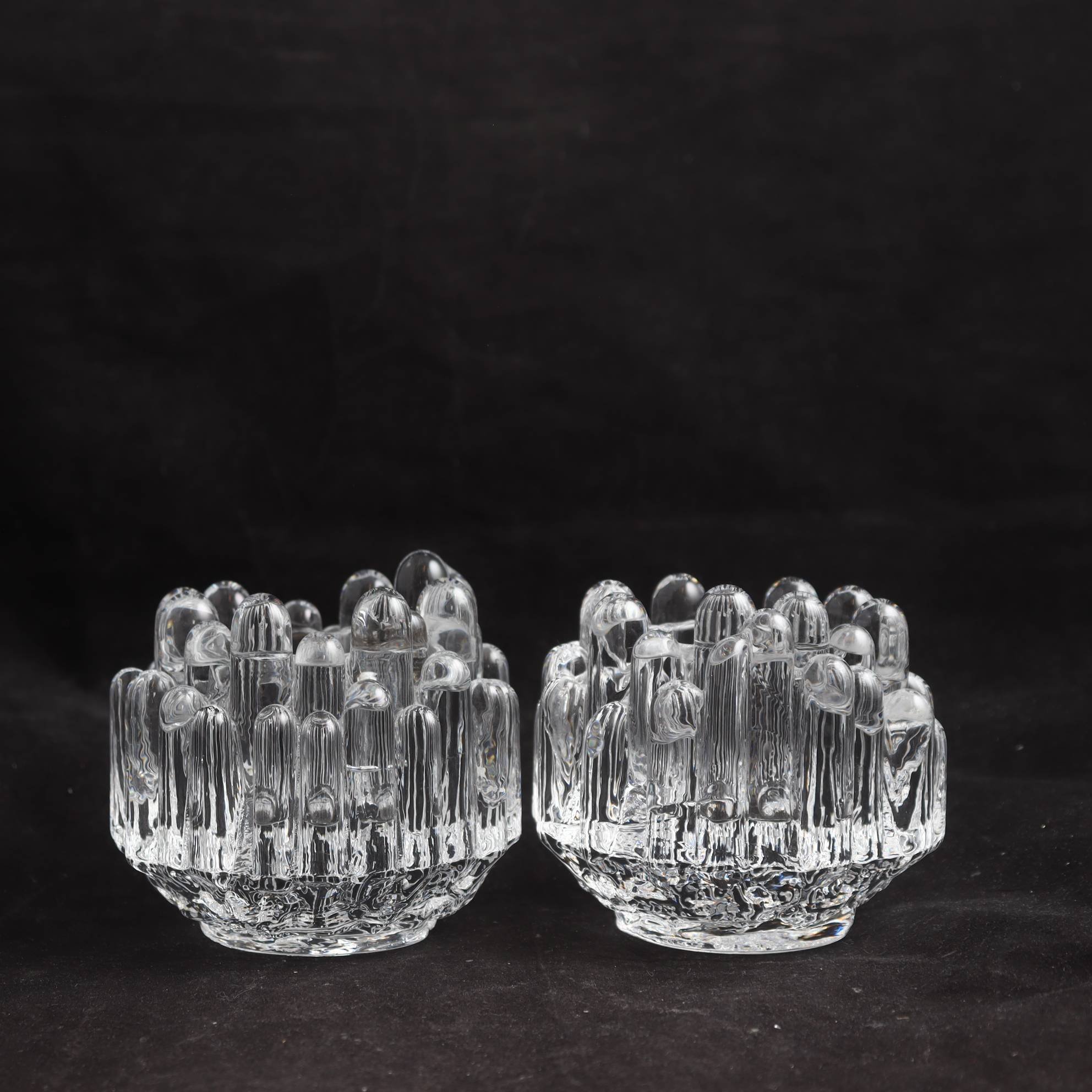 Ljuslyktor, kosta boda, ’Polar’ Göran Wärff, 2 st. Samfraktas ej.