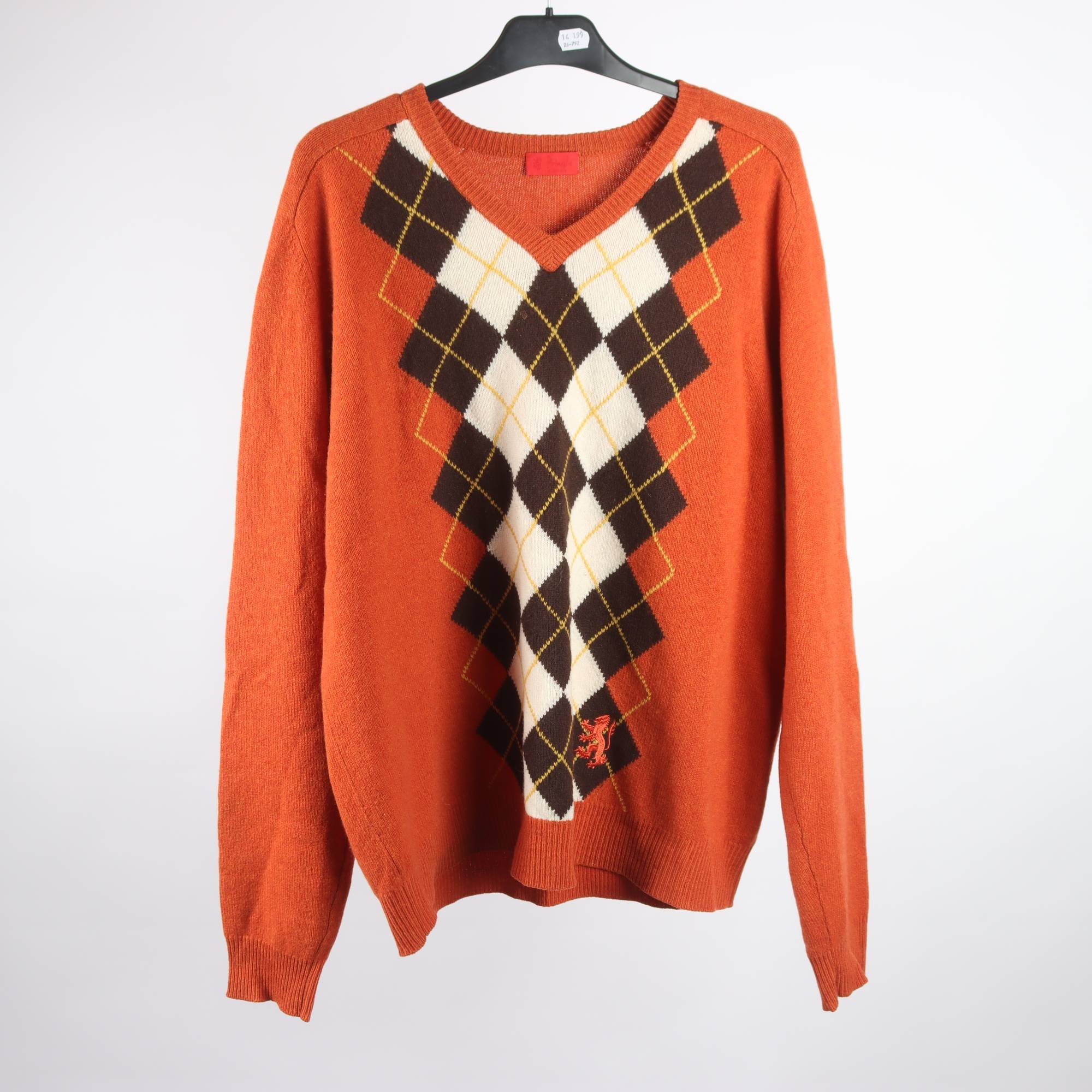 Stickad tröja, Pringle, 100% ull, stl. L