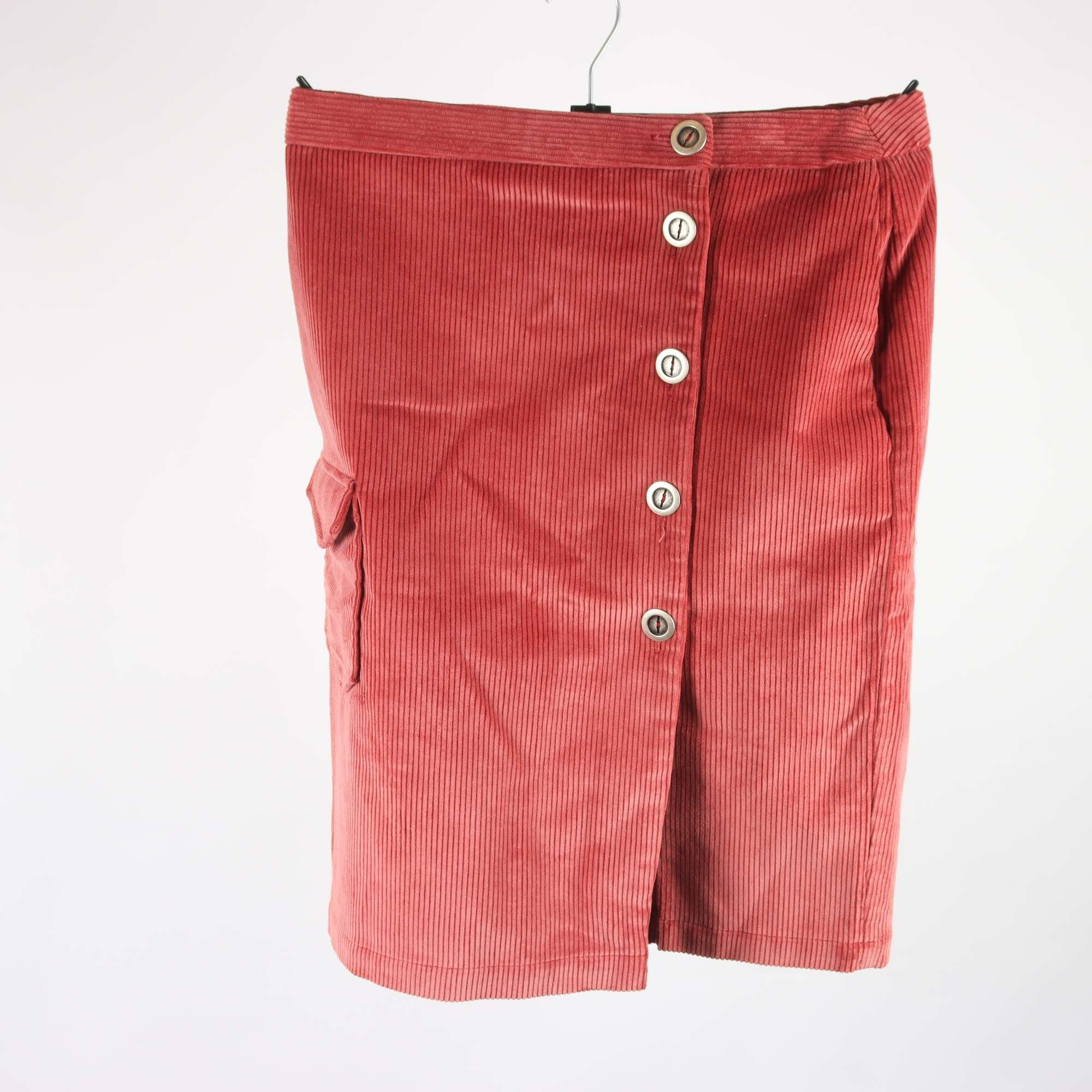 Kjol, Valentine Gauthier, roströd, manchester, stl. 40.