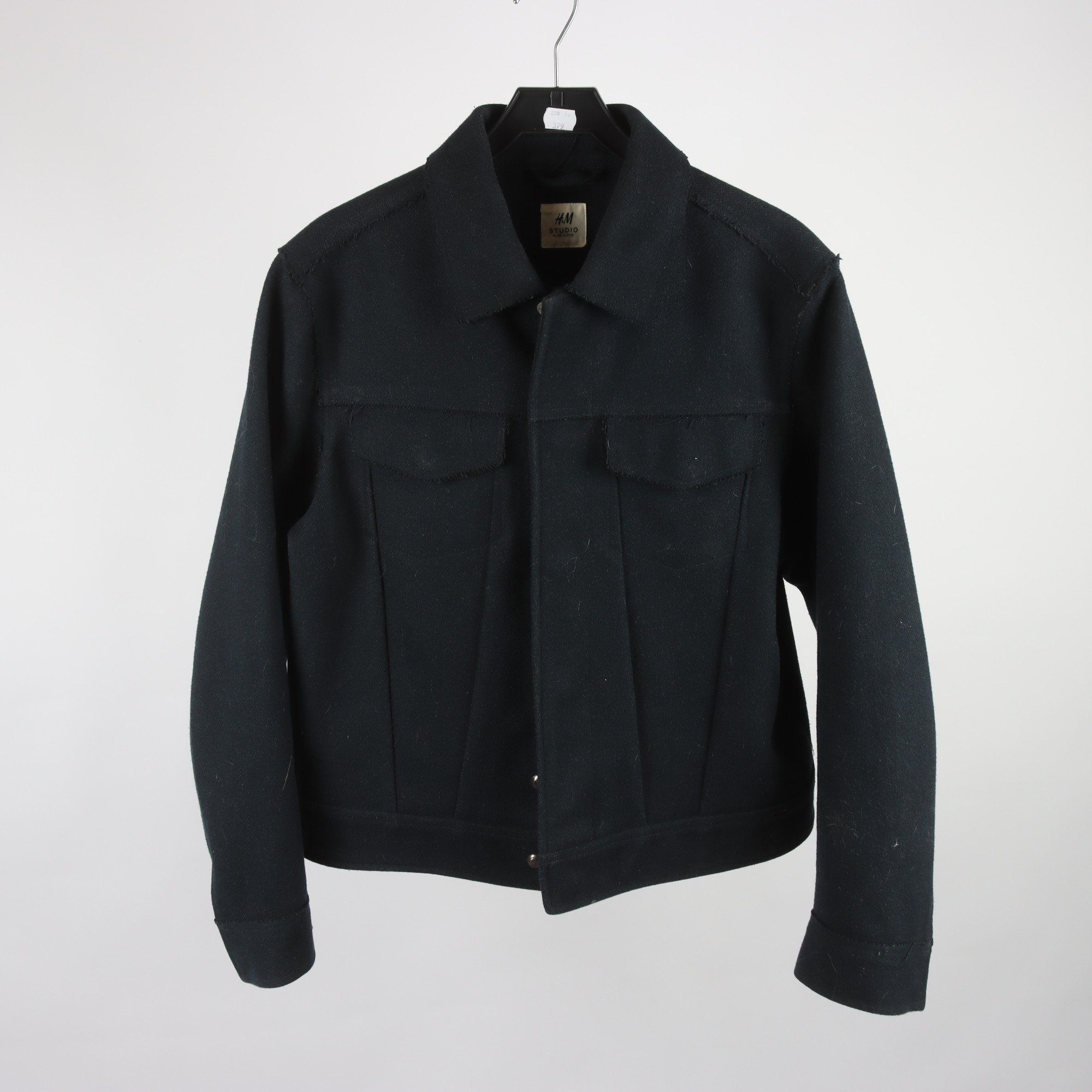 Jacka, H&M Studio, blå, ullmix, stl. M.