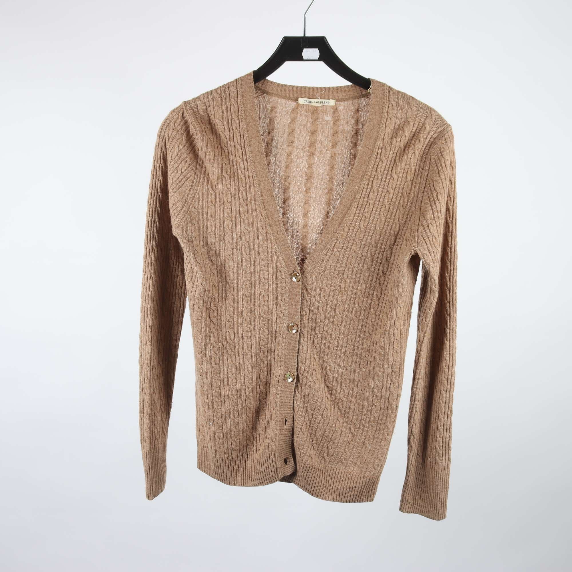 Kofta, Cashmere Blend, brun, ull, cashmere, angora, stl. M.