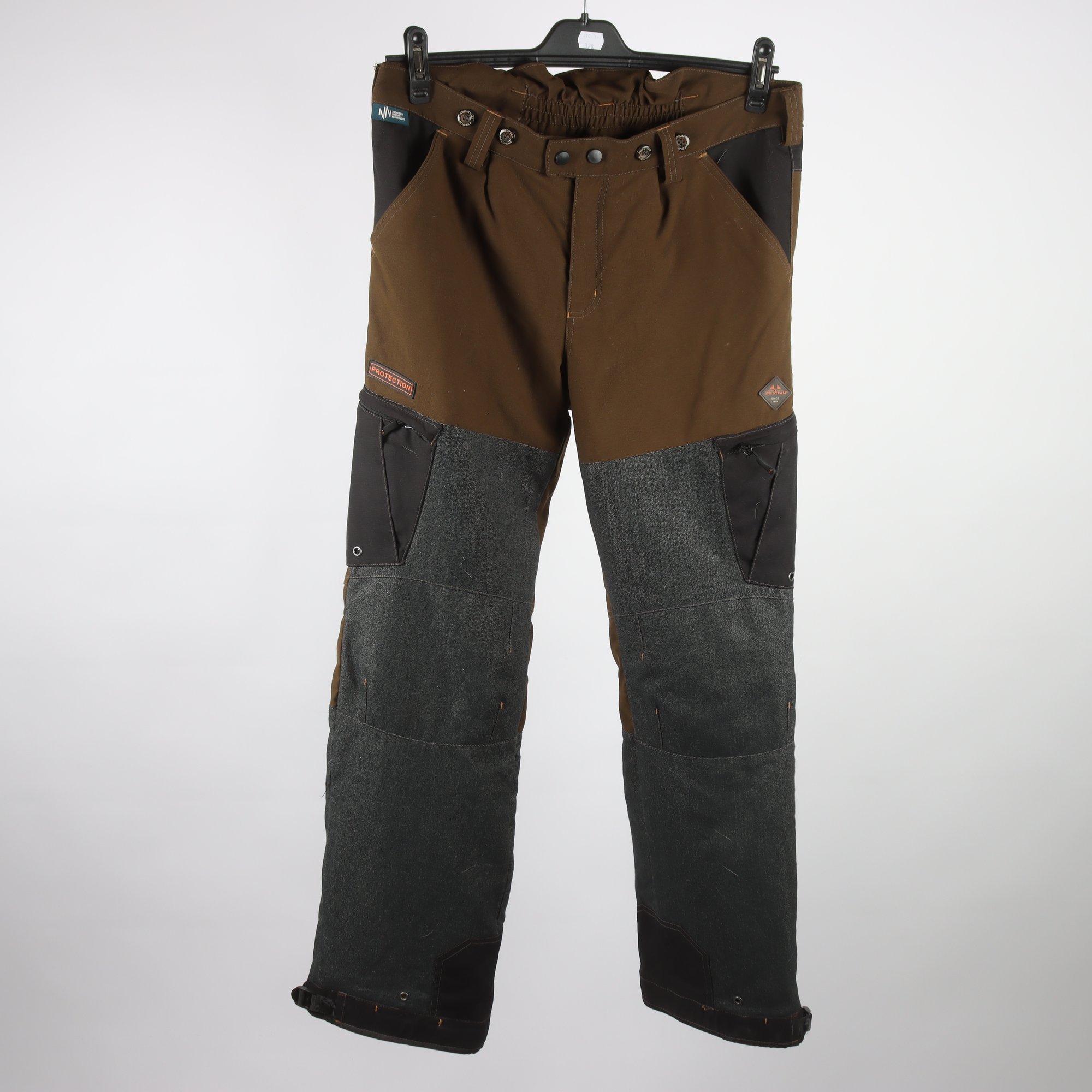 Vinterbyxor, Swedteam, jeans, blå, grön, stl. 50.