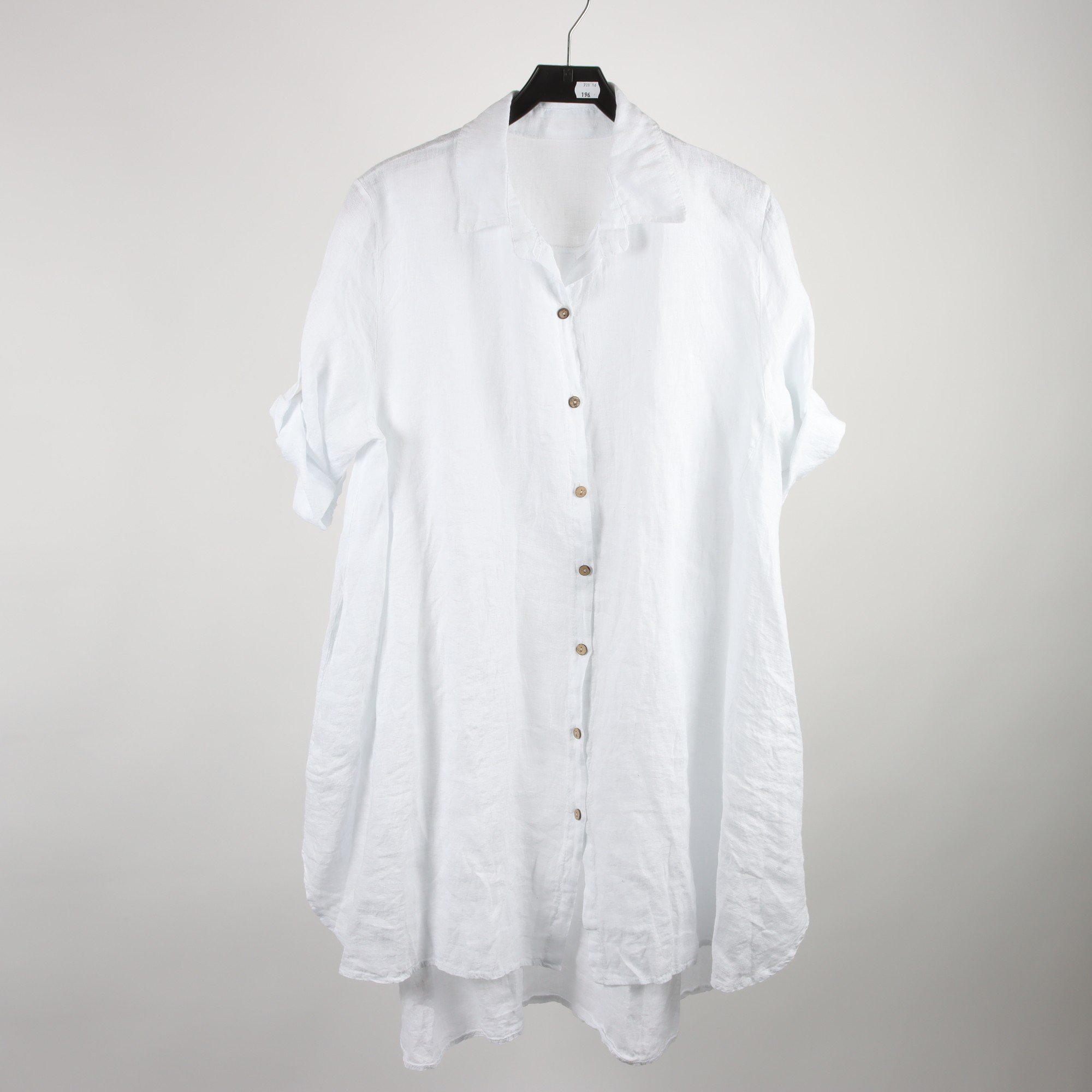 Klänning, Okänd, vit, stl ca. M/L