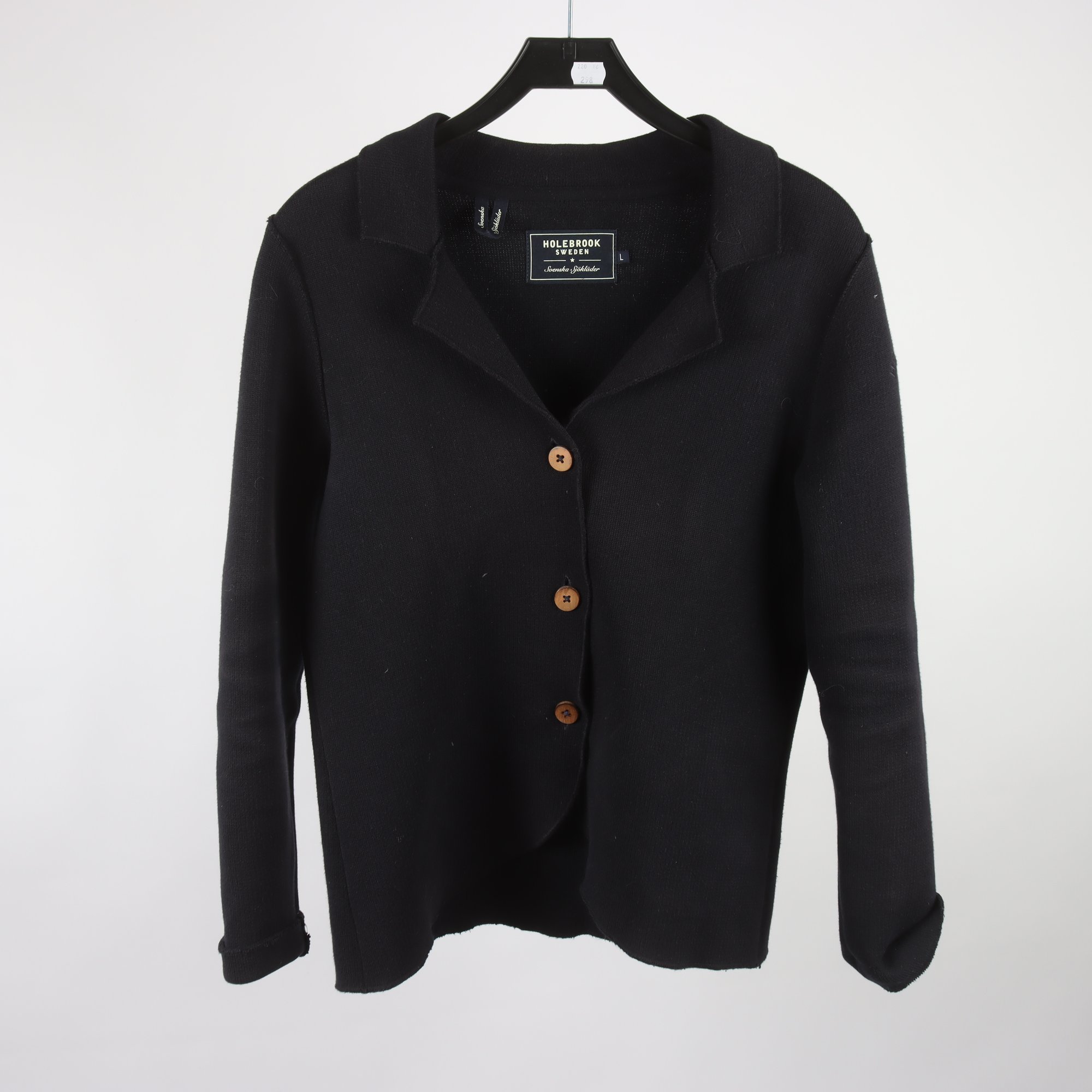 Kofta, Holebrook, blå, stl. L.