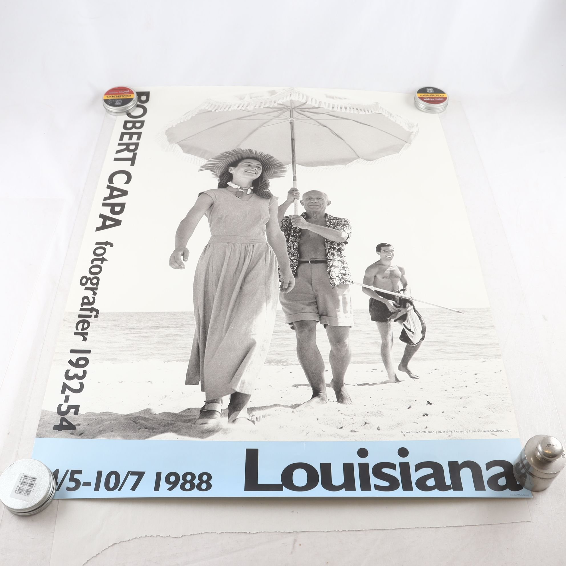 Affisch, tryck, Robert Capa, Picasso, Louisiana, 1988. Samfraktas ej