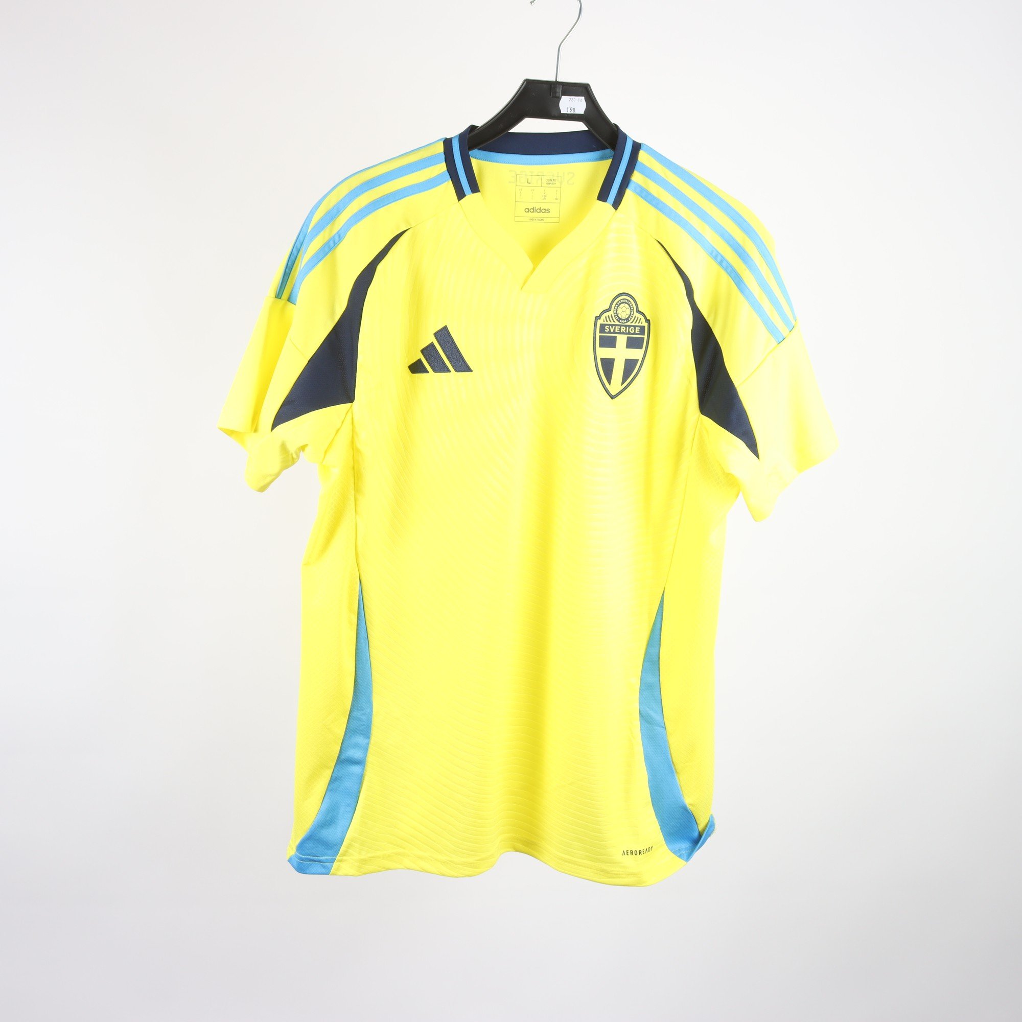 Sporttröja, Adidas, SvFF, gul, stl. L