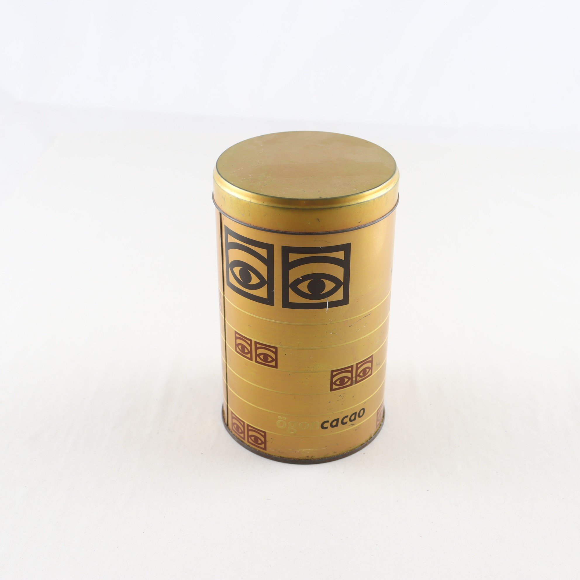 Plåtburk, Mazetti Ögon Cacao, Olle Eksell, 1956