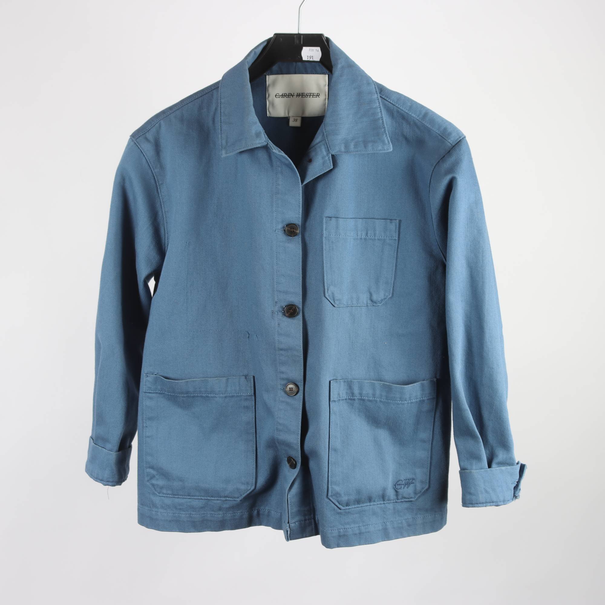 Overshirt/jacka, Carin Wester, blå, stl. 38