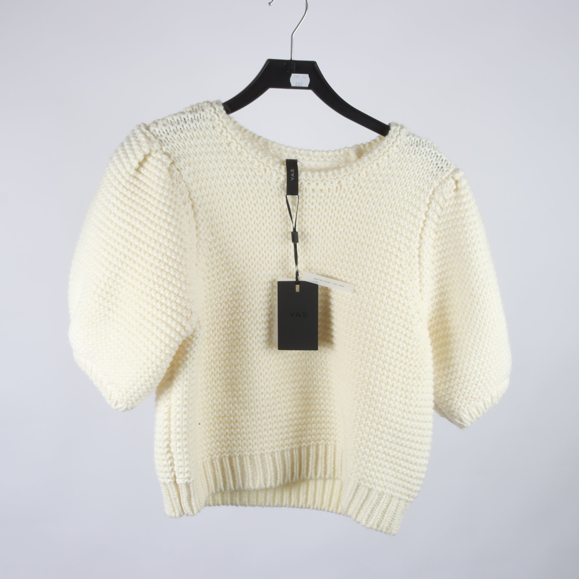 Tröja, Y.A.S, offwhite, ullmix, stl. L.