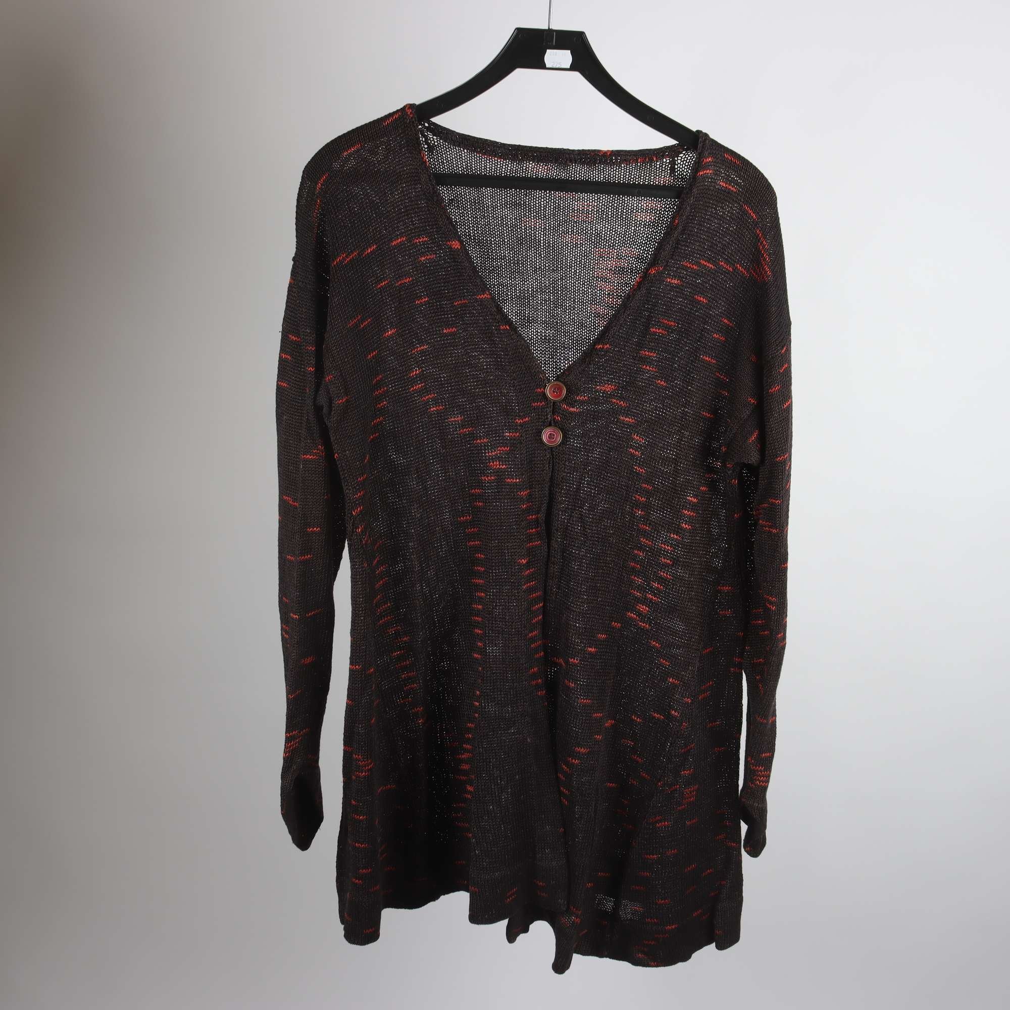 Kofta, Okänd, vinröd, lin, stl. ca. M.