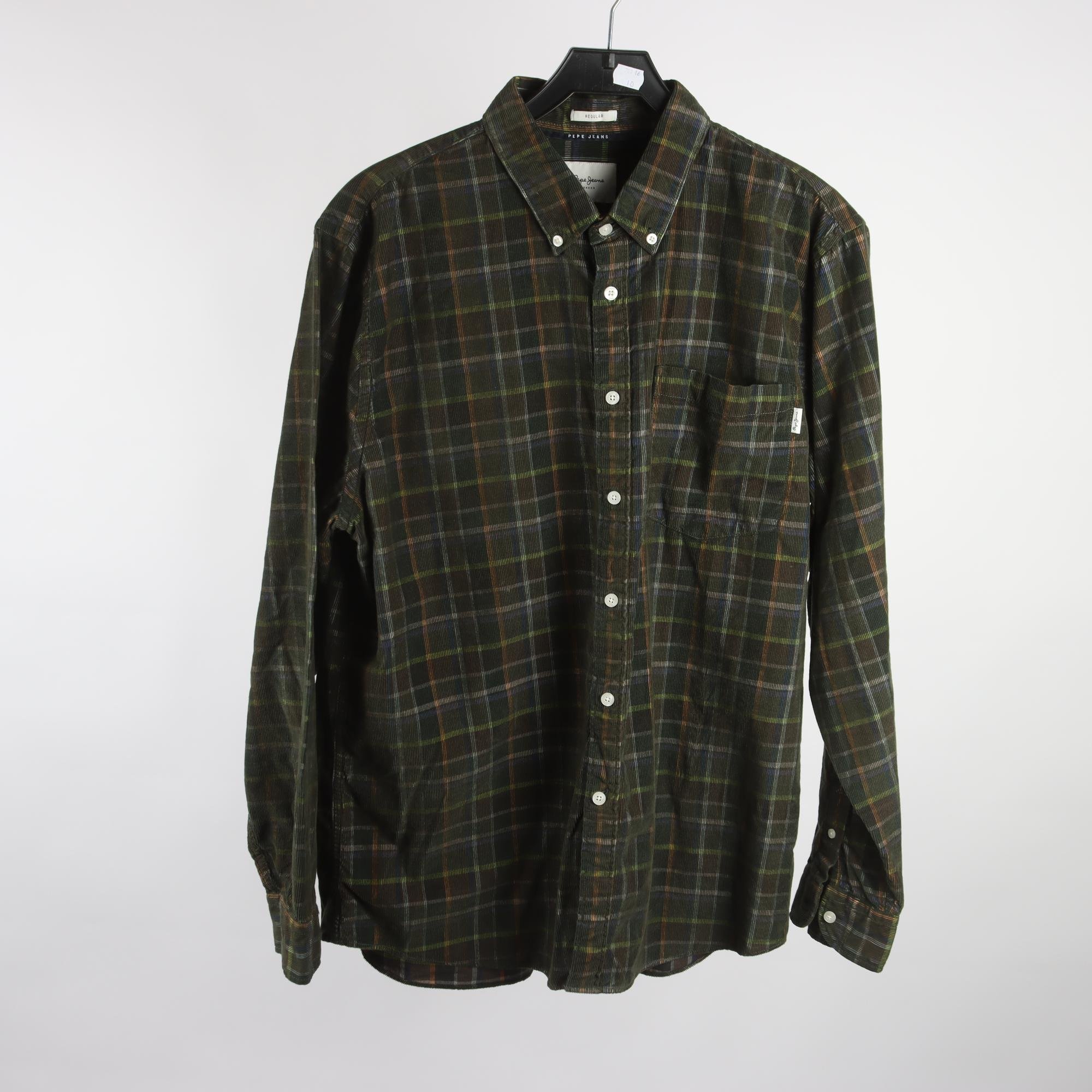 Manchesterskjorta, Pepe Jeans, flerfärgad, rutig, stl. XXL