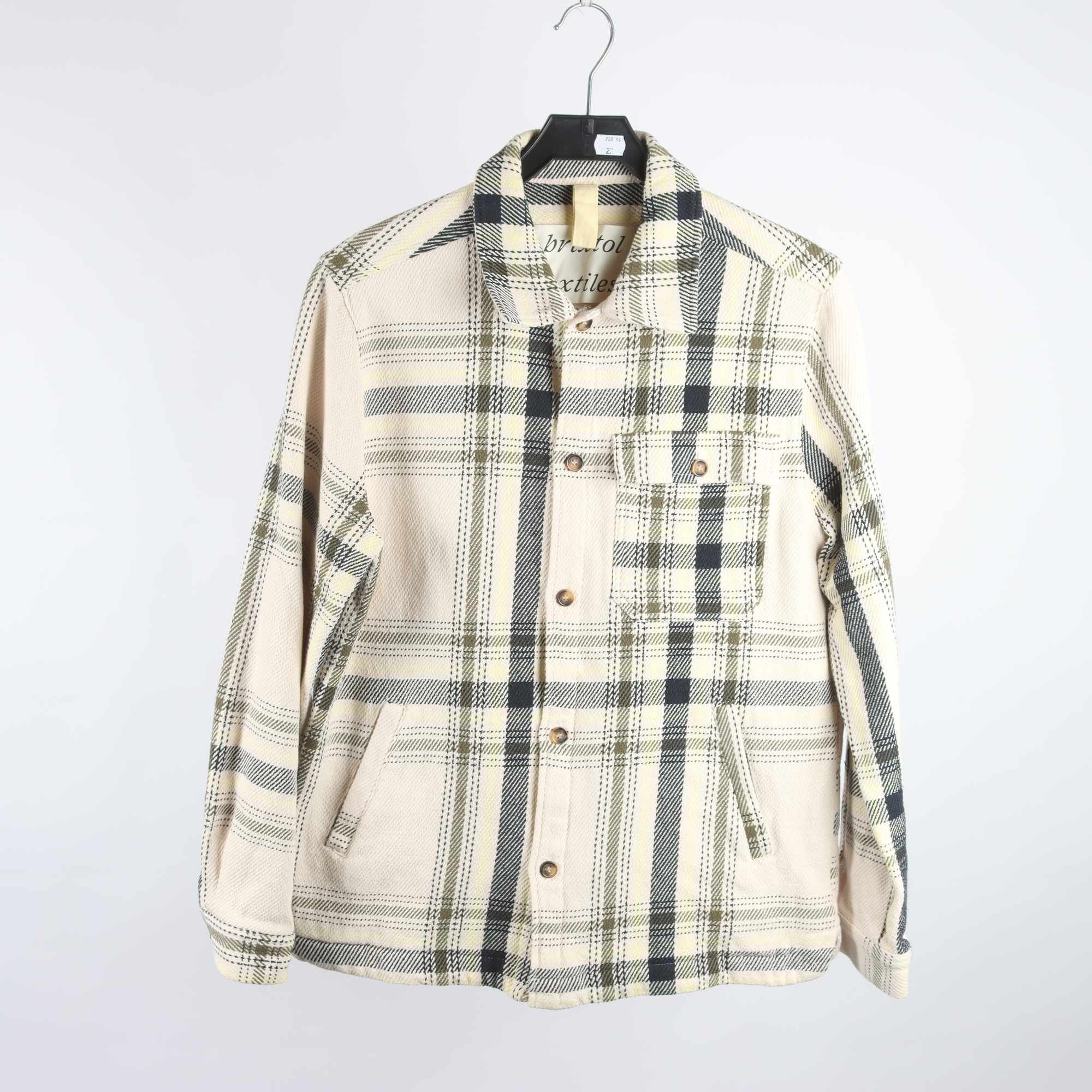 Overshirt/jacka, Brixtol, beige, svart, gul, stl. L