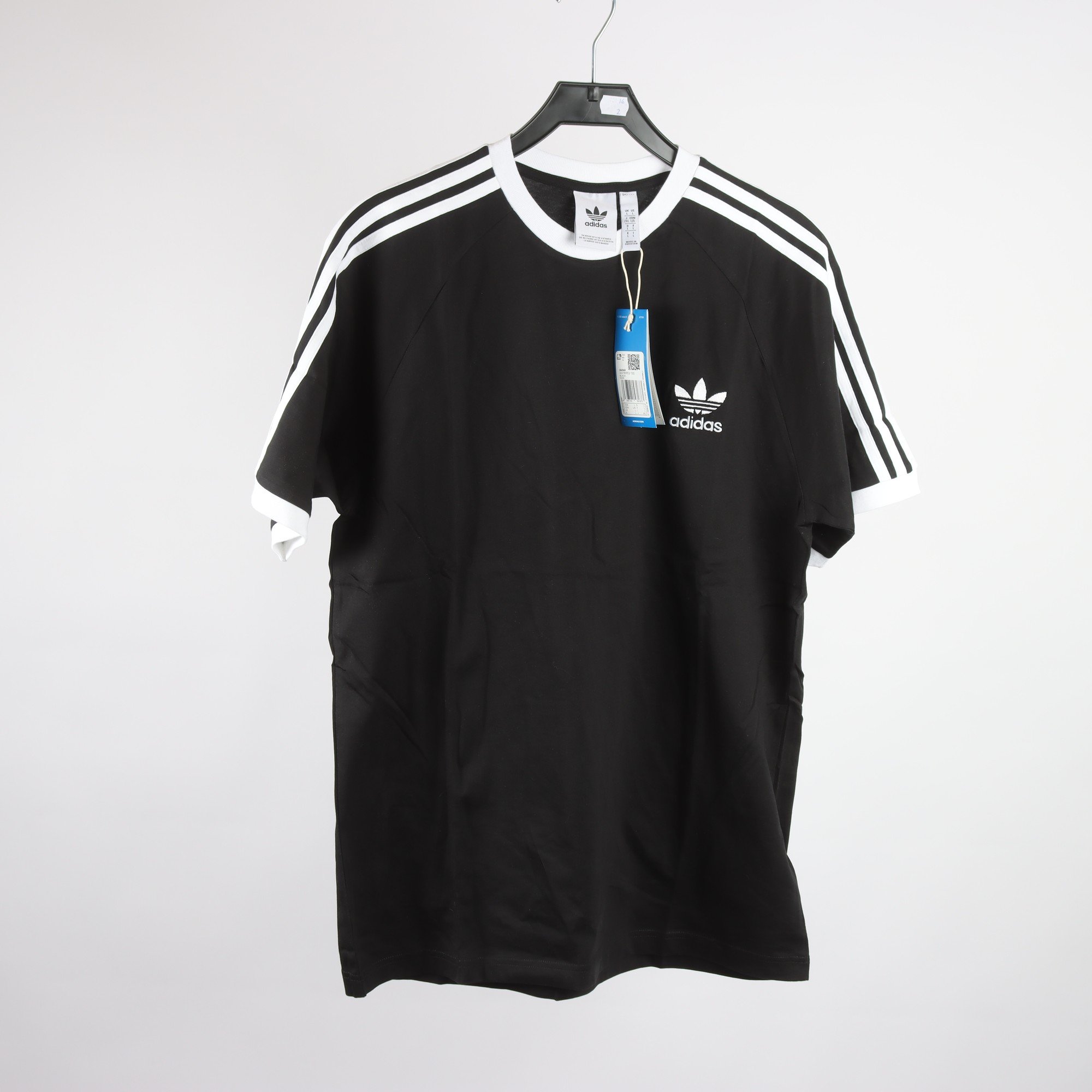 T-shirt 2-pack. Adidas, svart, vit, stl. L