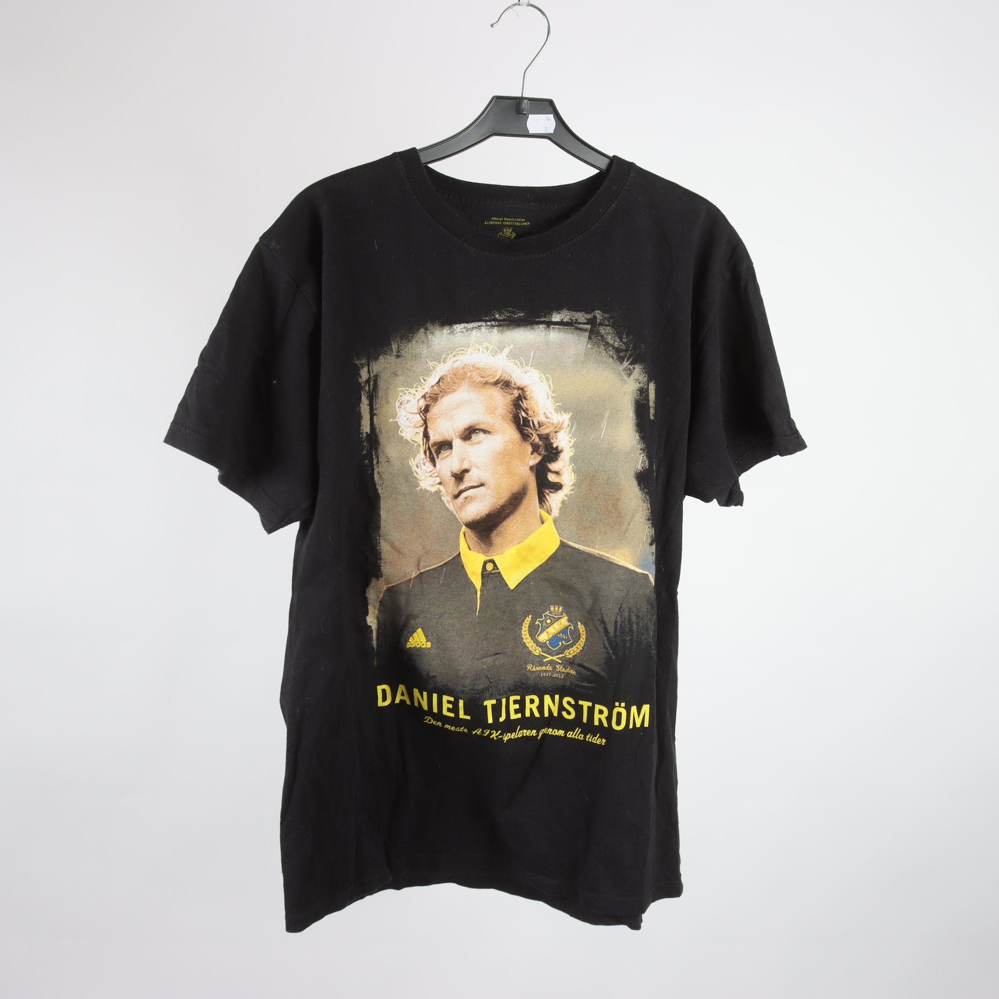 T-shirt, AIK, Daniel Tjernström 8, svart, stl. L