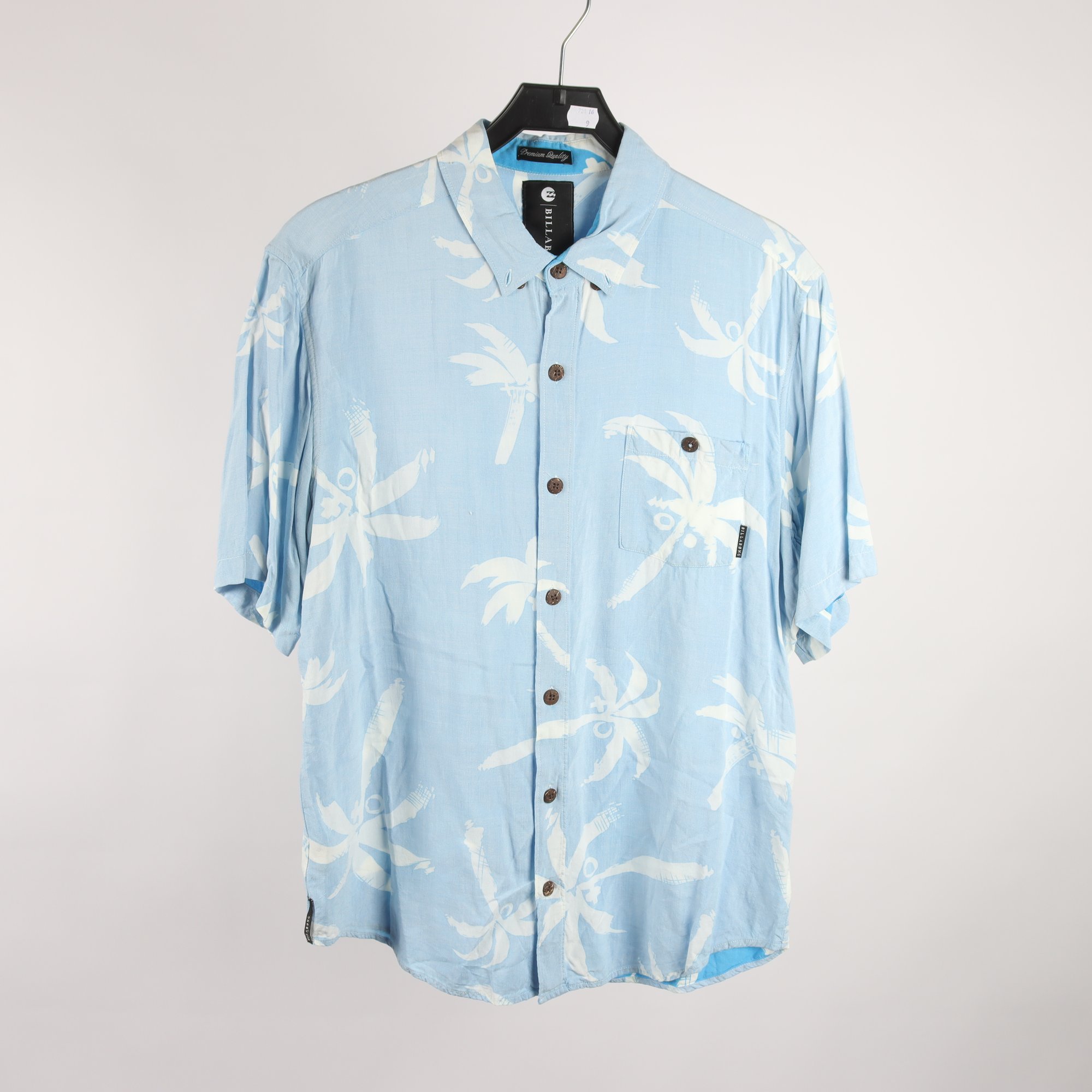 Skjorta, Billabong, blå, vit, mönstrad, stl. L