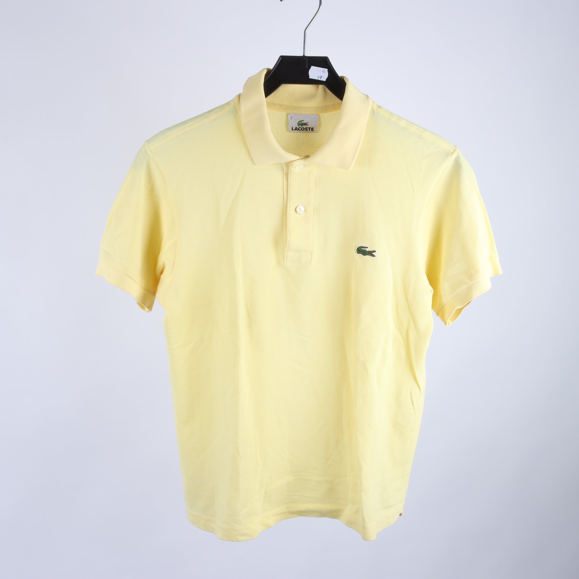 Pikètröja, Lacoste, gul, stl. 2 (XS)