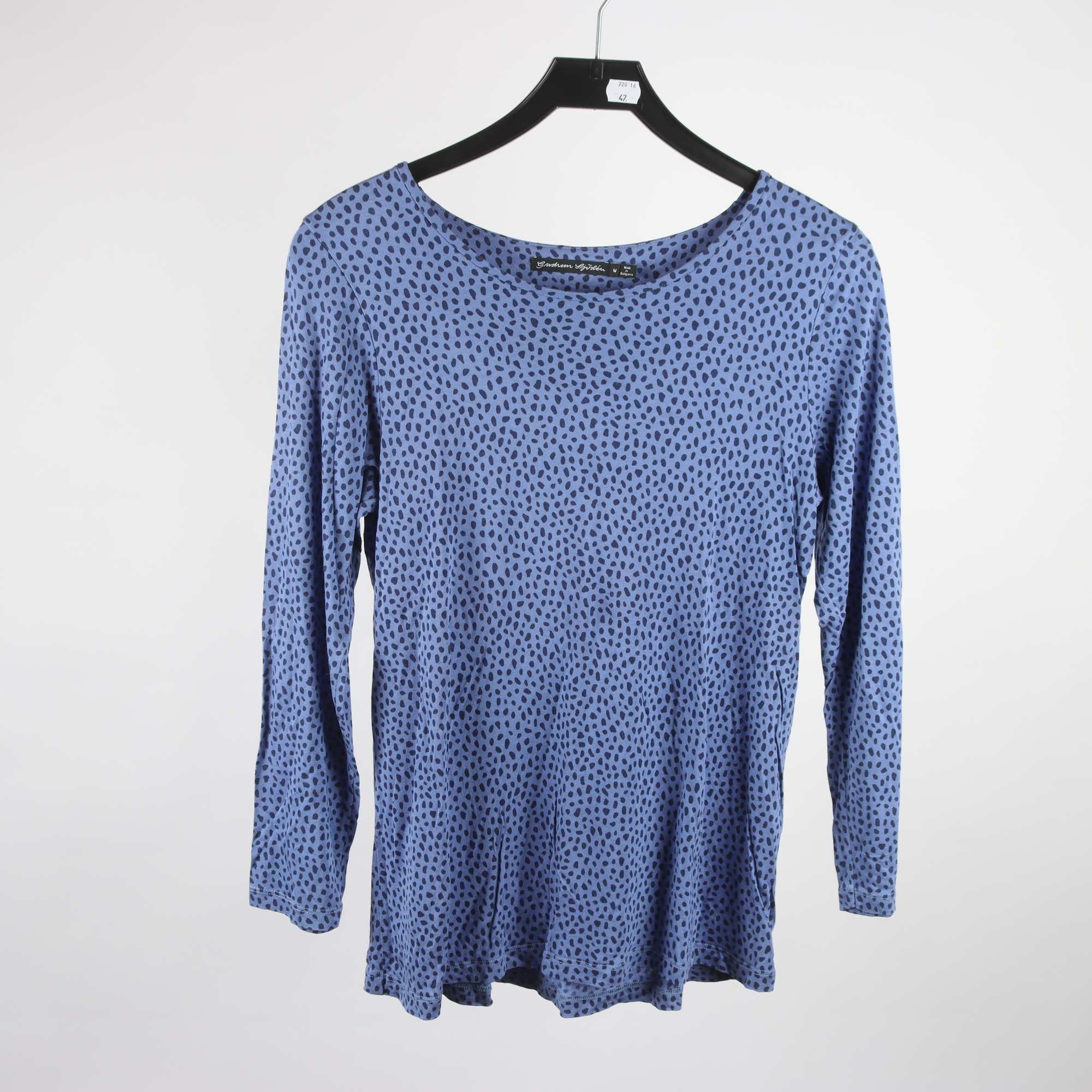 Tröja, Gudrun Sjödèn, blå, mönstrad, stl. M