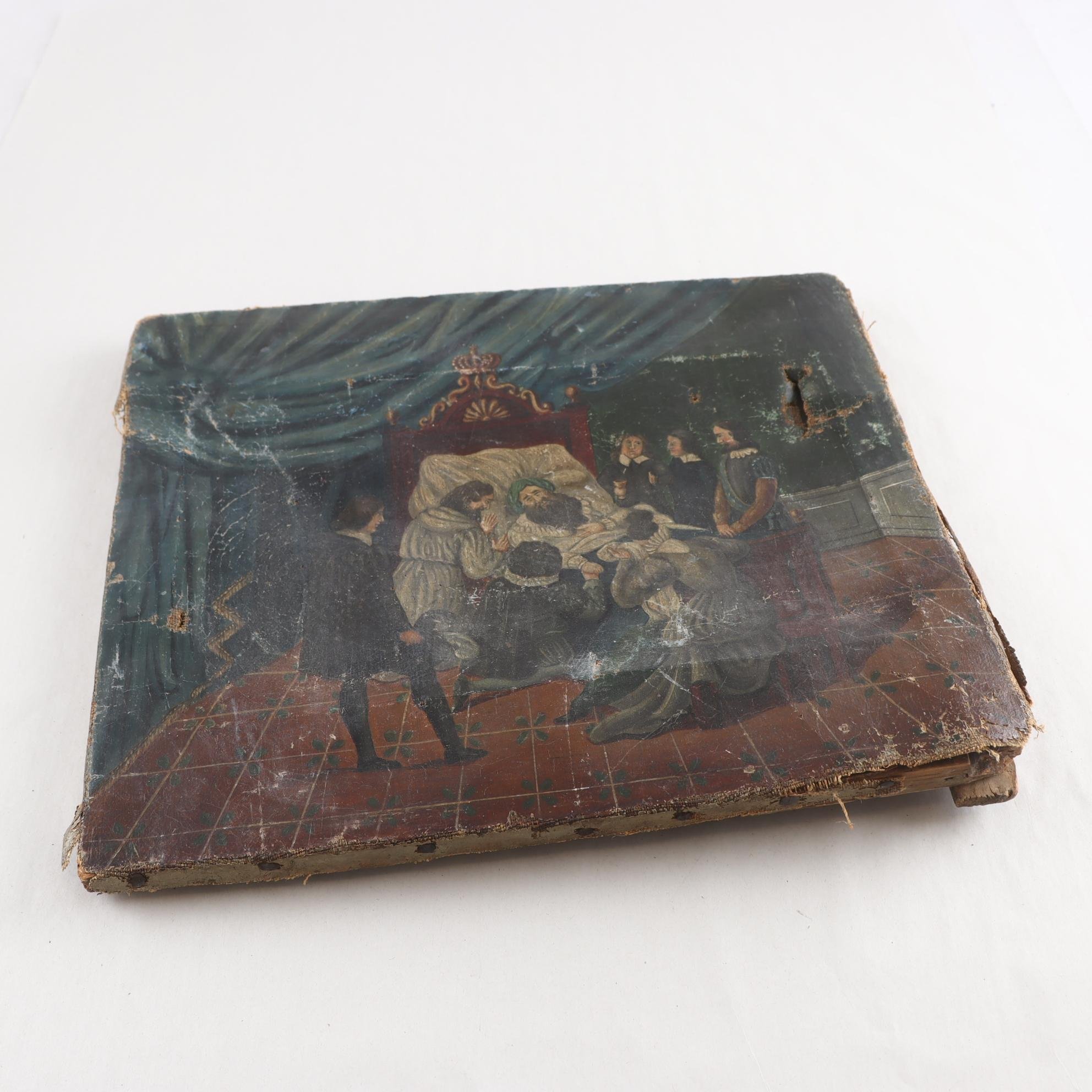 Olja på duk osignerad, Barocken, 1600/1700-tal. Samfraktas ej