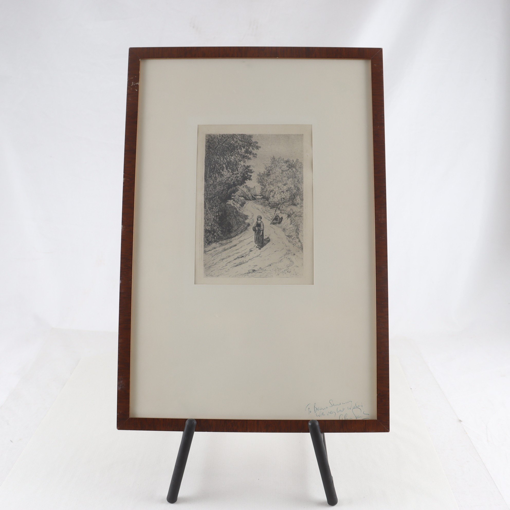 Tryck, Theophile Narcisse Chauvel, (1831-1909), Frankrike. Samfraktas ej